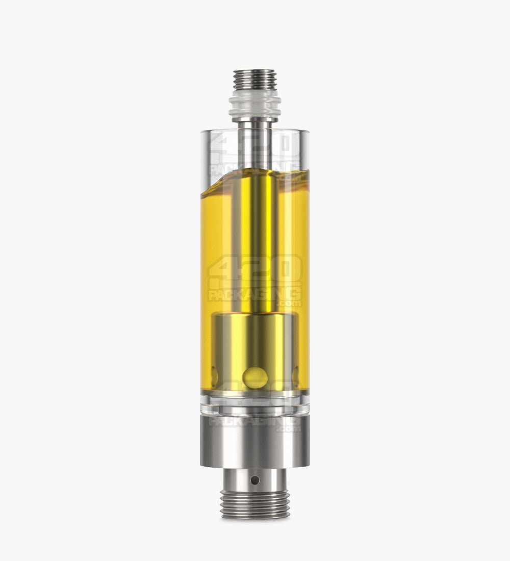 AVD GoodCarts Glass Vape Cartridge 2mm Aperture 1ml w/ Screw On Mouthpiece Connection 1200/Box - 2
