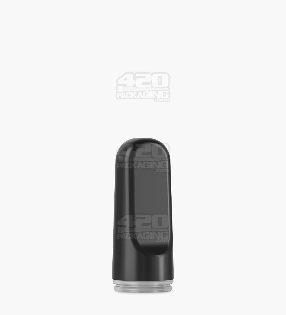 AVD | Flat Vape Mouthpiece for GoodCarts Glass Cartridges | Black Ceramic - Screw On - 600 Count