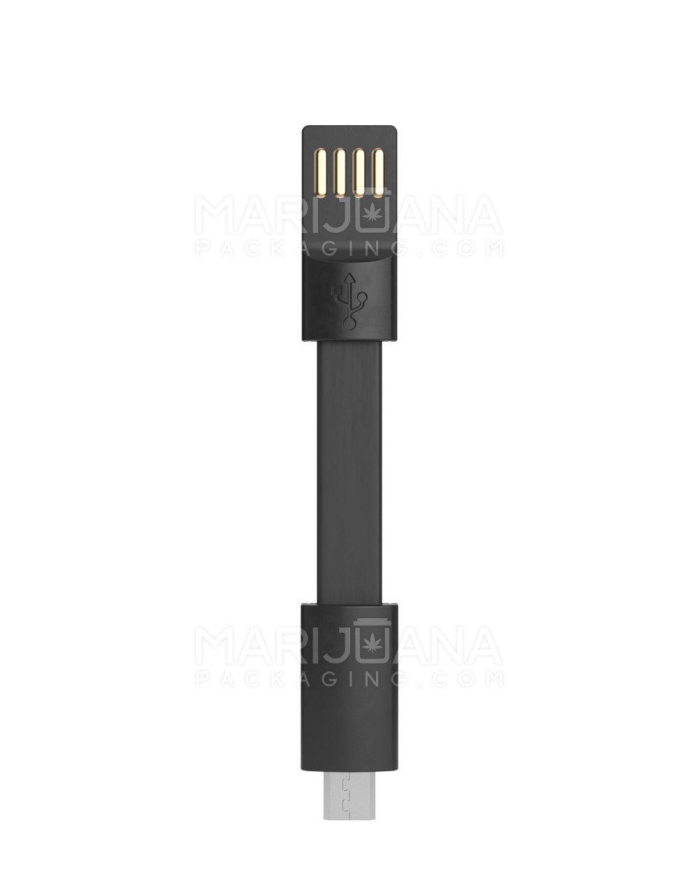 Vaporizer 3.5" USB to Micro USB Connection Cable | Black - 100 Count - 1