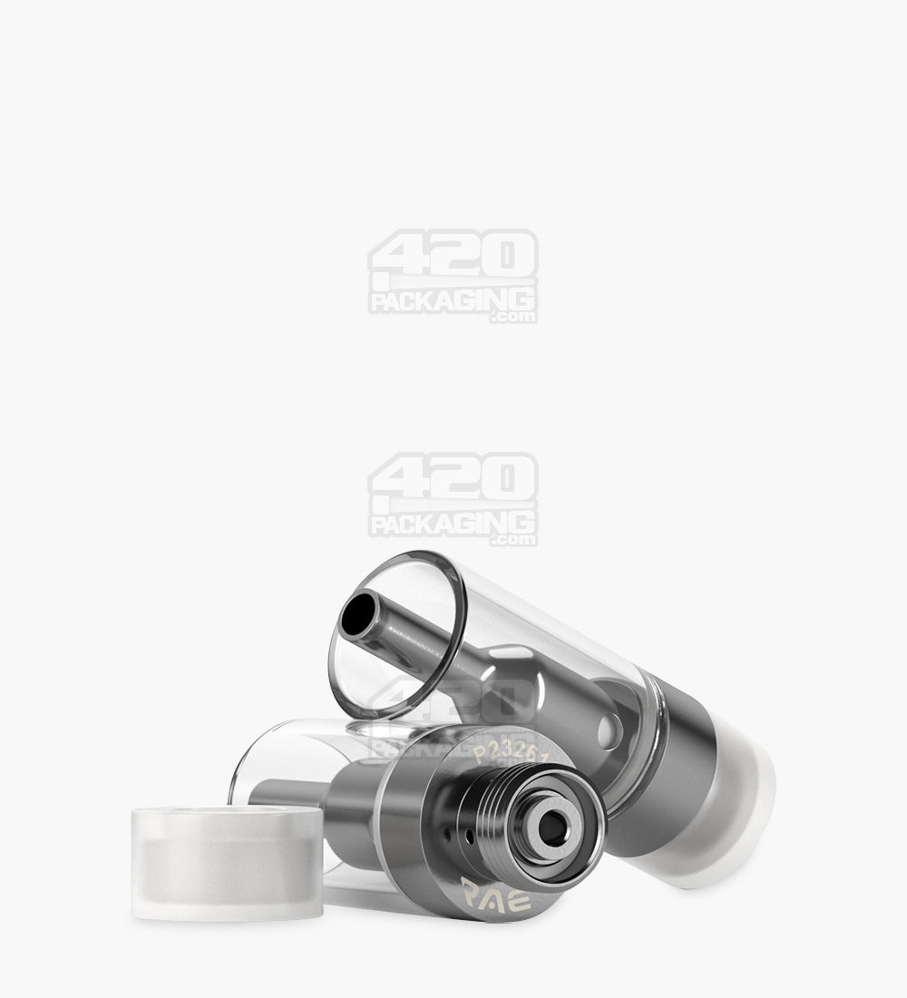 RAE Ceramic Core Glass Vape Cartridge 0.5mL W/ Arbor Press Connection 400/Box - 8