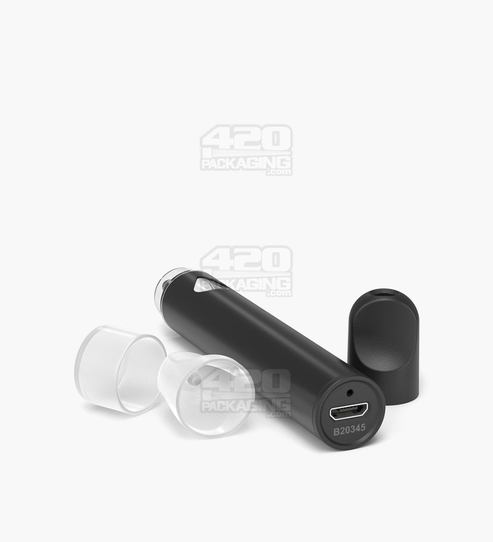 RAE | Gamma Black Ceramic Core Disposable Vape Pen with Waterdrop Windows | 1mL - 310 mAh - 100 Count