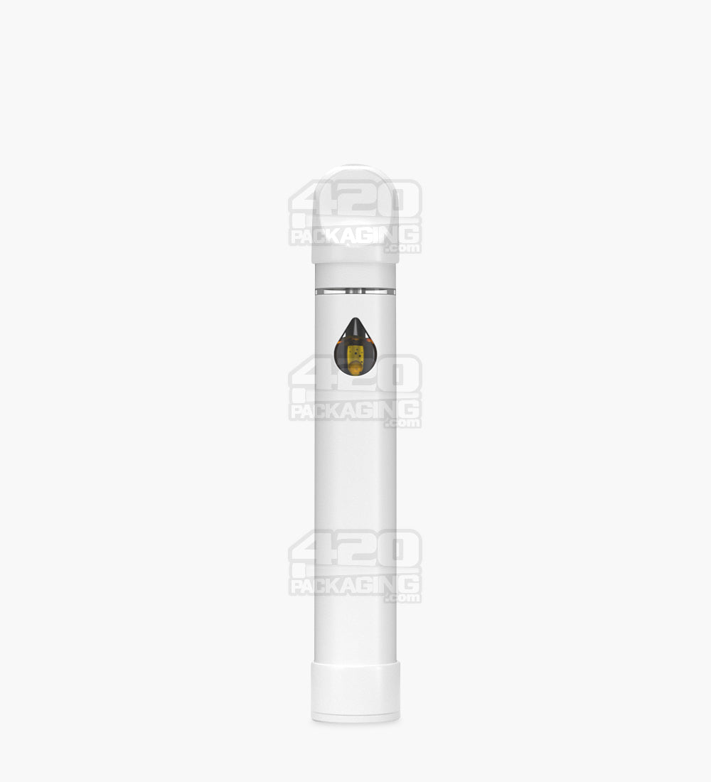 RAE | Gamma White Ceramic Core Disposable Vape Pen with Waterdrop Windows | 1mL - 310 mAh - 100 Count