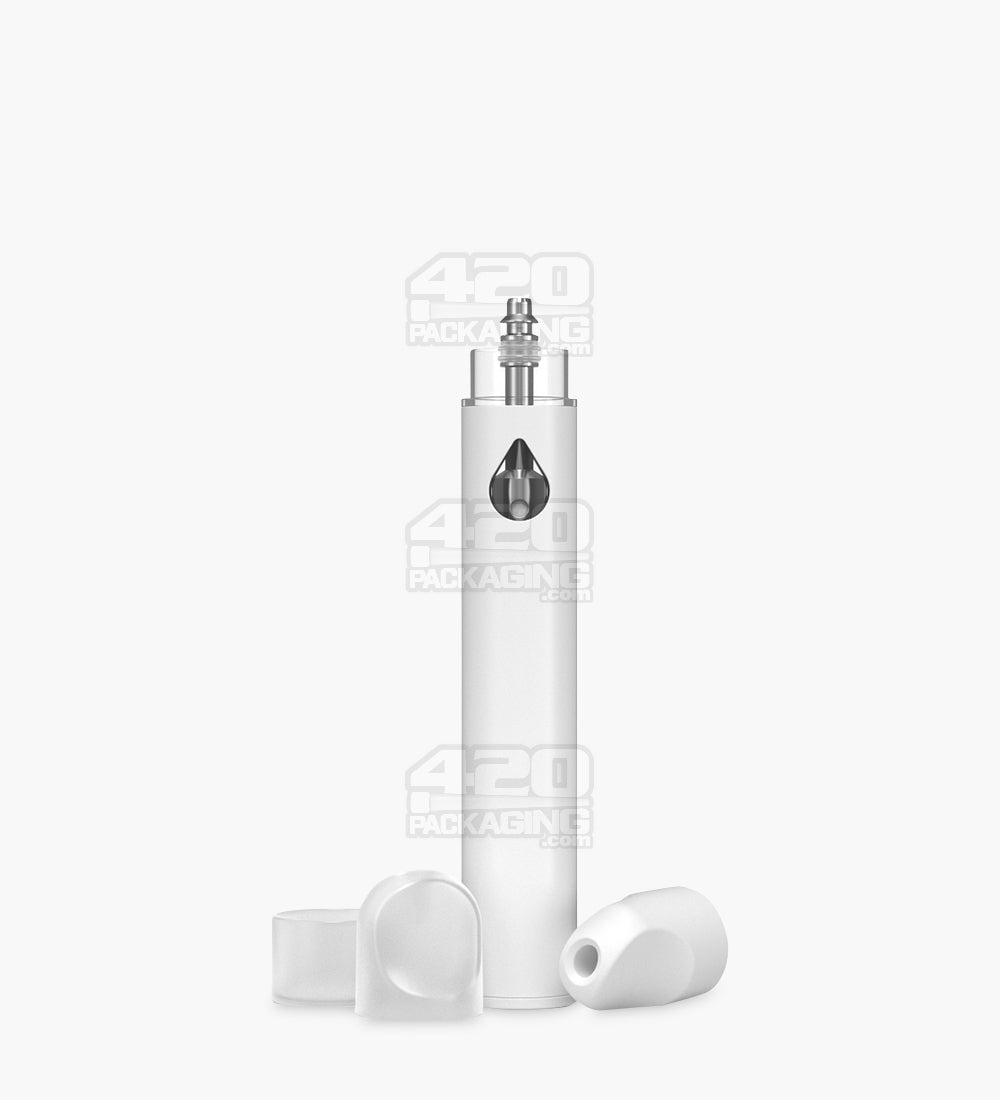RAE | Gamma White Ceramic Core Disposable Vape Pen with Waterdrop Windows | 1mL - 310 mAh - 100 Count