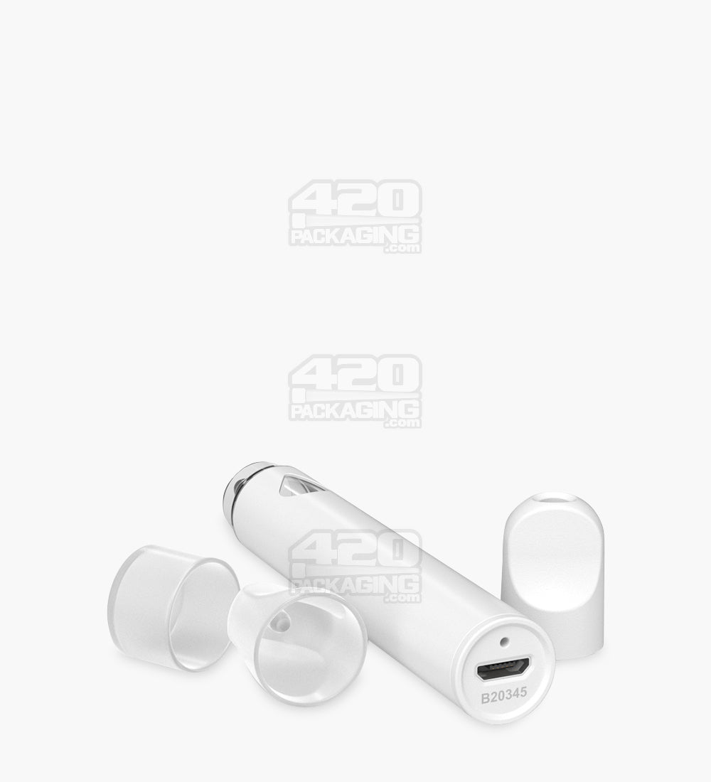 RAE | Gamma White Ceramic Core Disposable Vape Pen with Waterdrop Windows | 1mL - 310 mAh - 100 Count