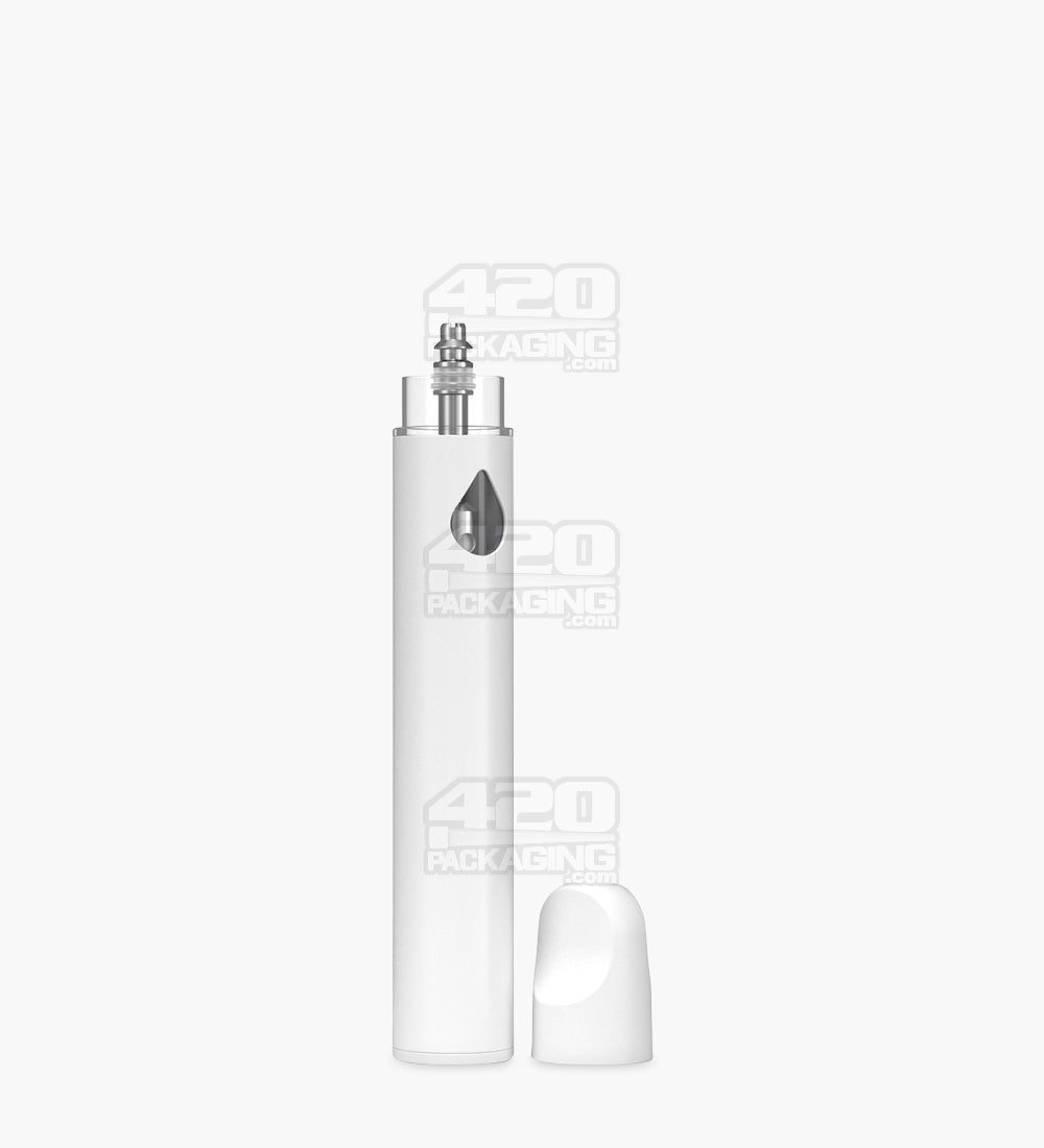 RAE | Gamma White Ceramic Core Disposable Vape Pen with Waterdrop Windows | 1mL - 310 mAh - 100 Count
