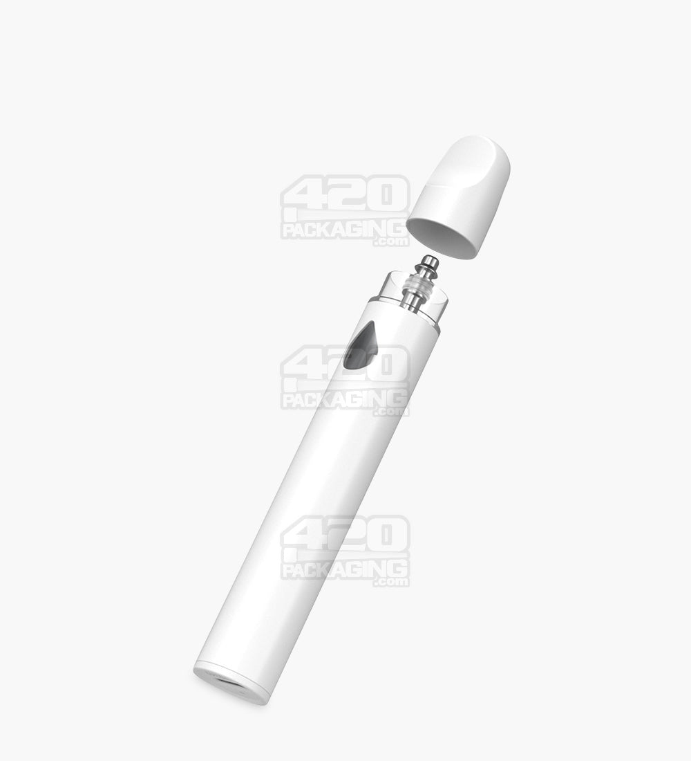 RAE | Gamma White Ceramic Core Disposable Vape Pen with Waterdrop Windows | 1mL - 310 mAh - 100 Count