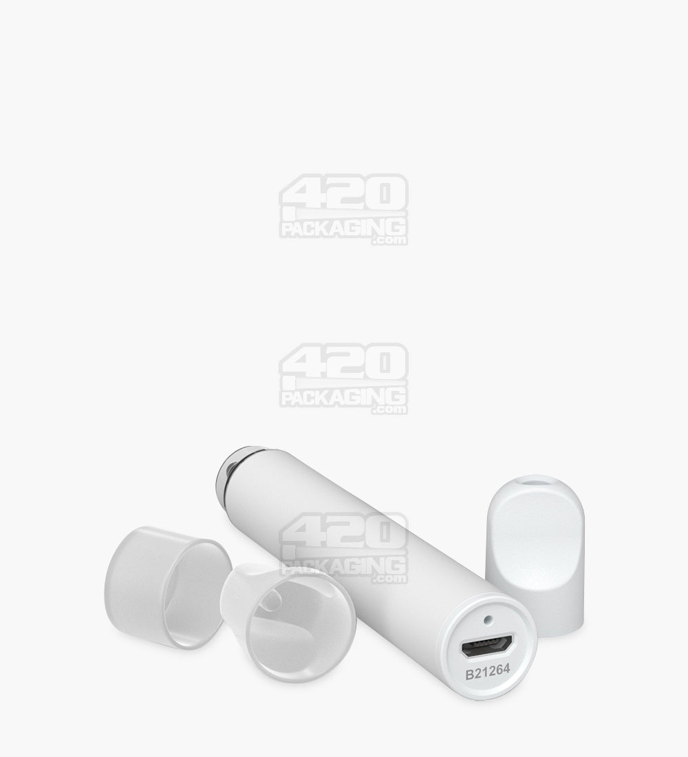 RAE | Gamma White Ceramic Core Disposable Windowless Vape Pen | 0.5mL - 310 mAh - 100 Count