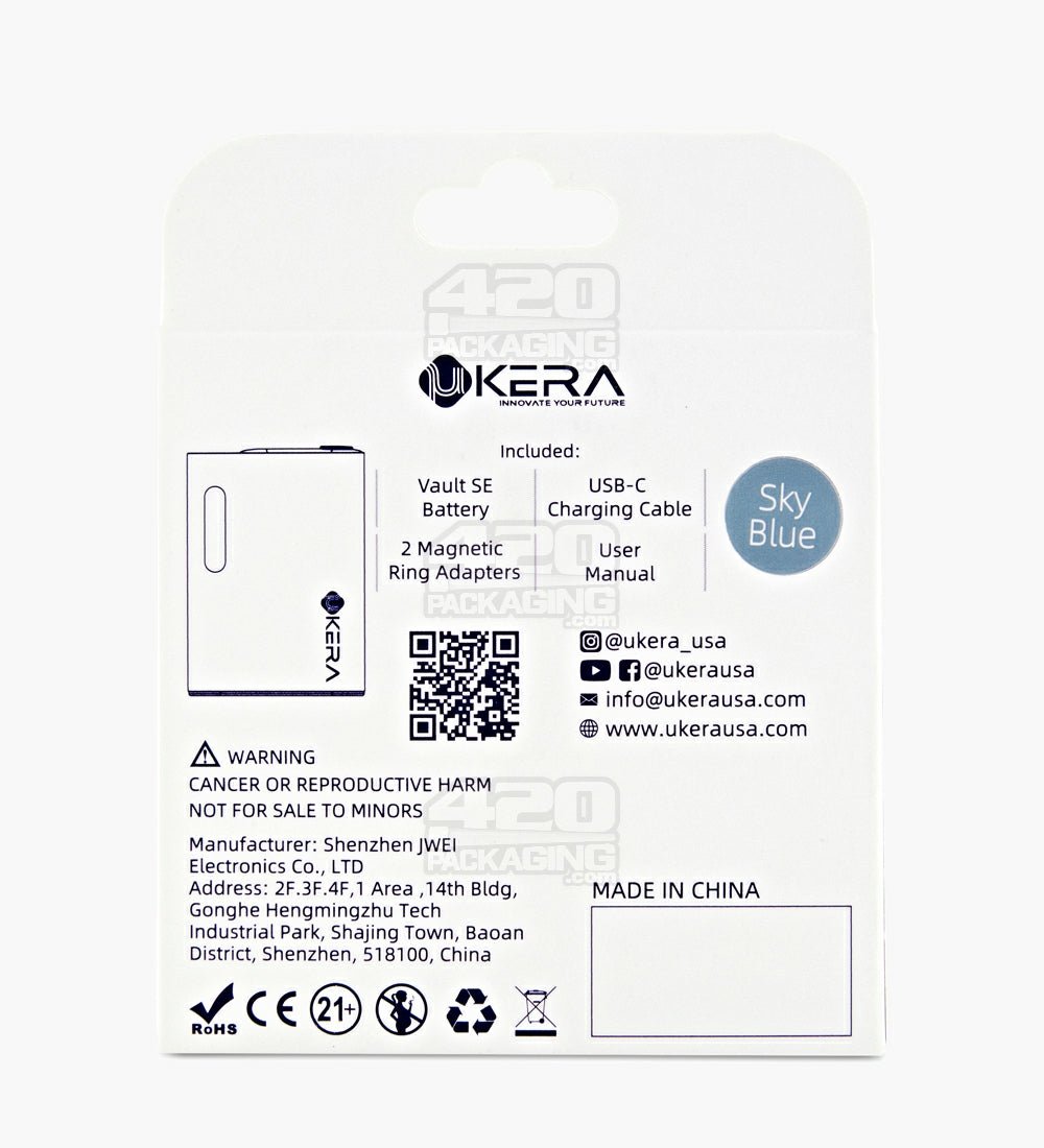 Vault SE Vape Sky Blue Battery with USB Charger - 8