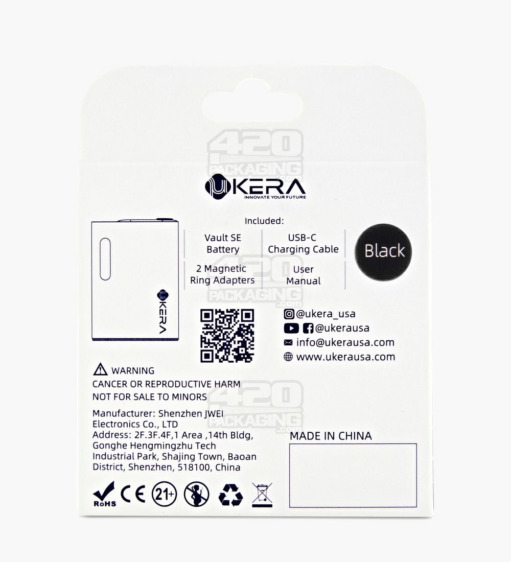 Vault SE Vape Black Battery with USB Charger - 8