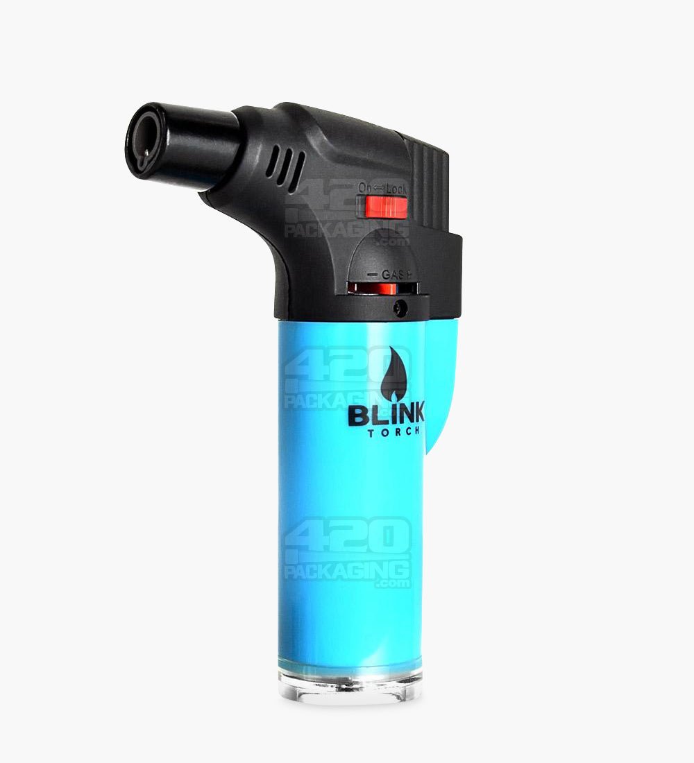 4.5" Blink Opaque Plastic Torch Assorted Butane Torch - 2