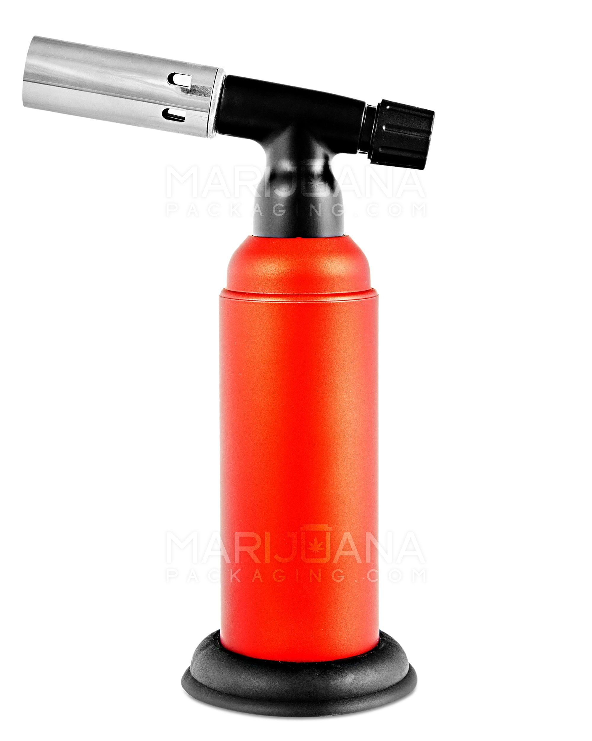 SCORCH TORCH | Metal Torch w/ Safety Lock | 8in Tall - Butane - Red - 5