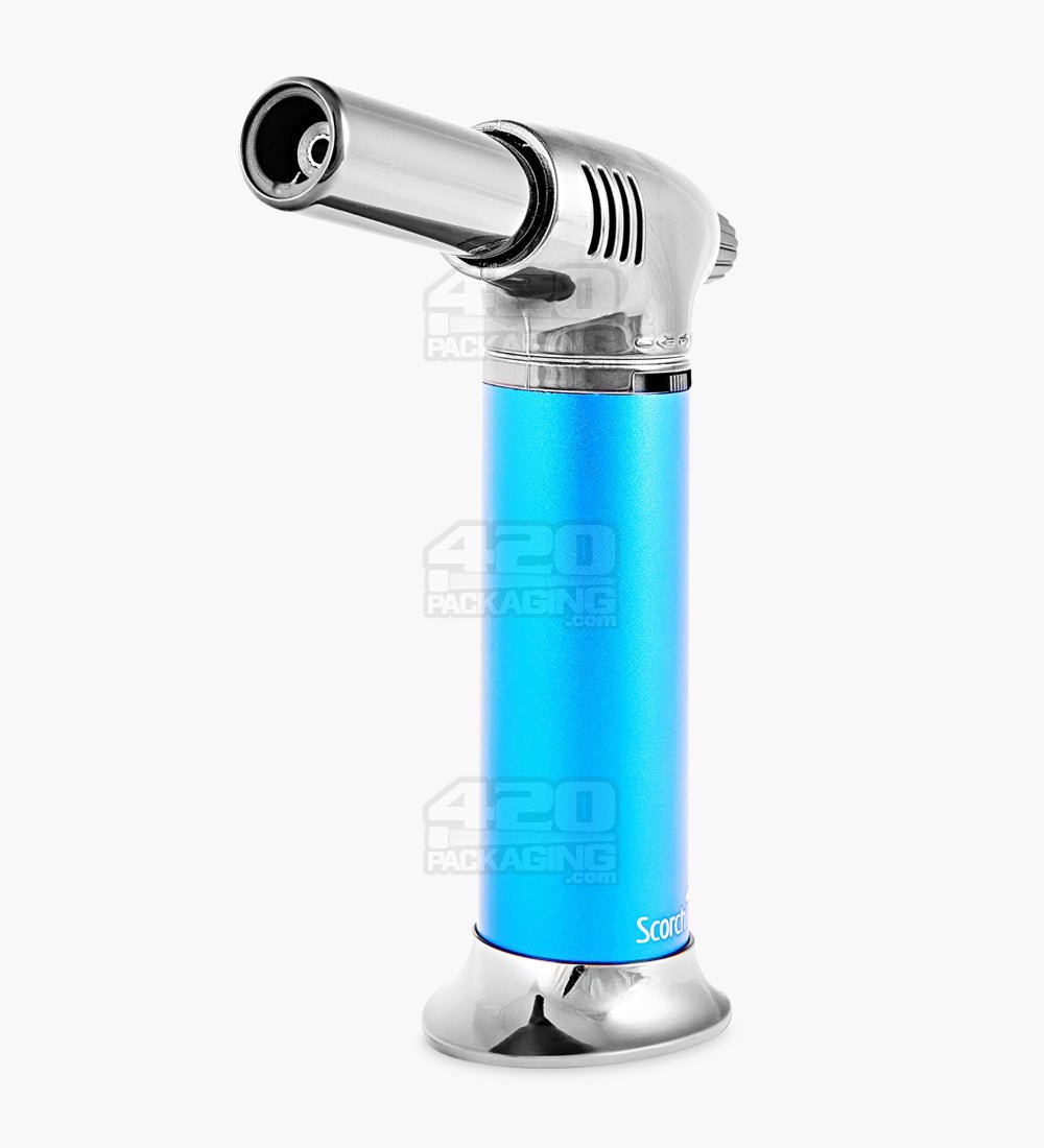 6" Scorch Torch Metal Assorted Butane Torch w/ Safety Lock - 2