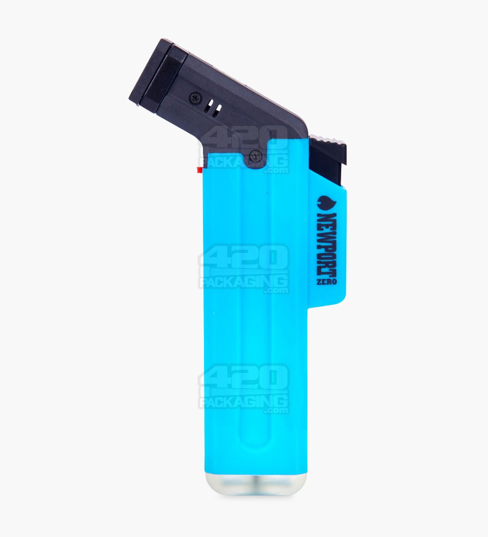 5" Newport Zero Plastic Assorted Butane Cigar Torch 12/Box - 2