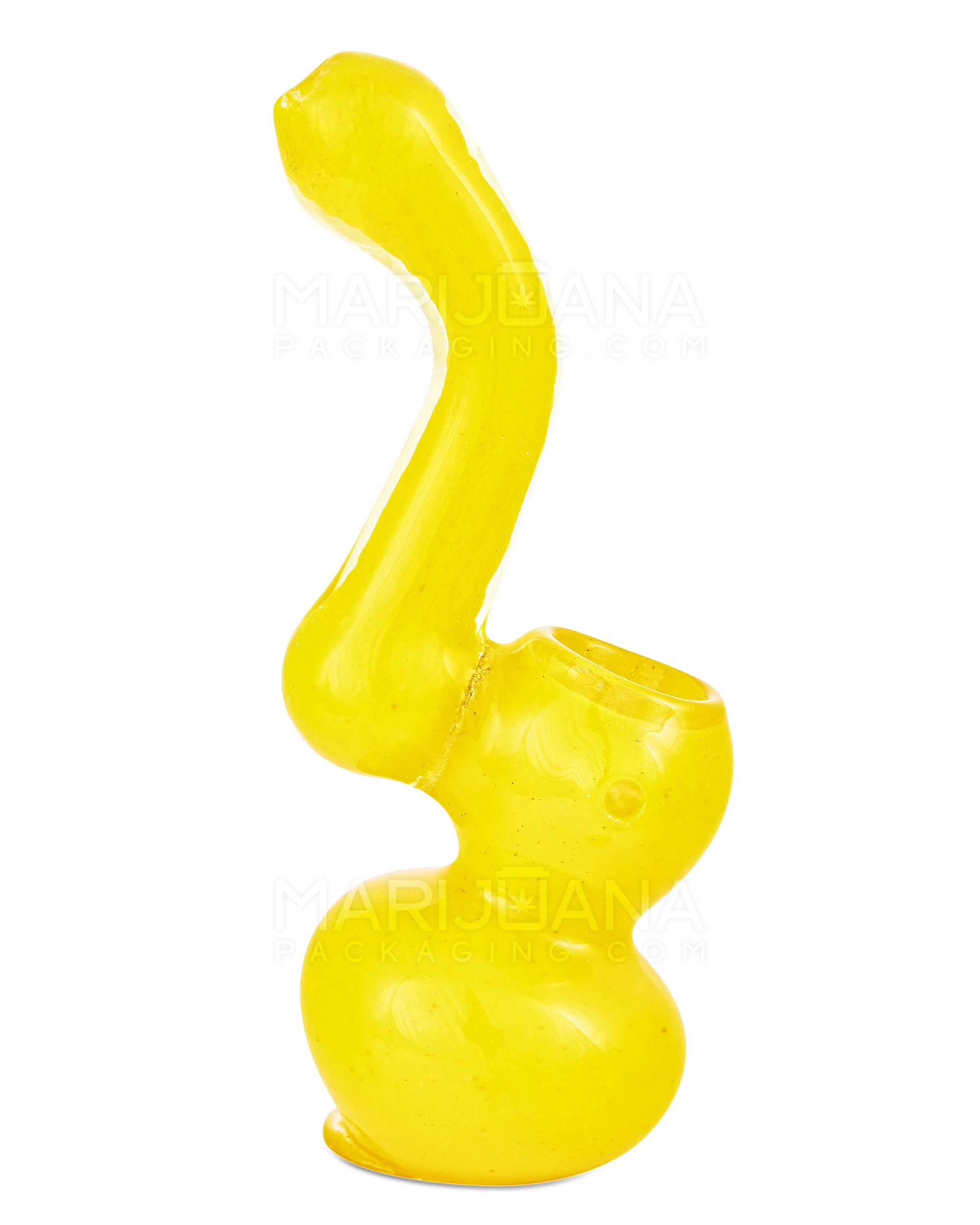 Solid Fritted Glass Bubbler | 3.5in Tall - Glass - Assorted - 7
