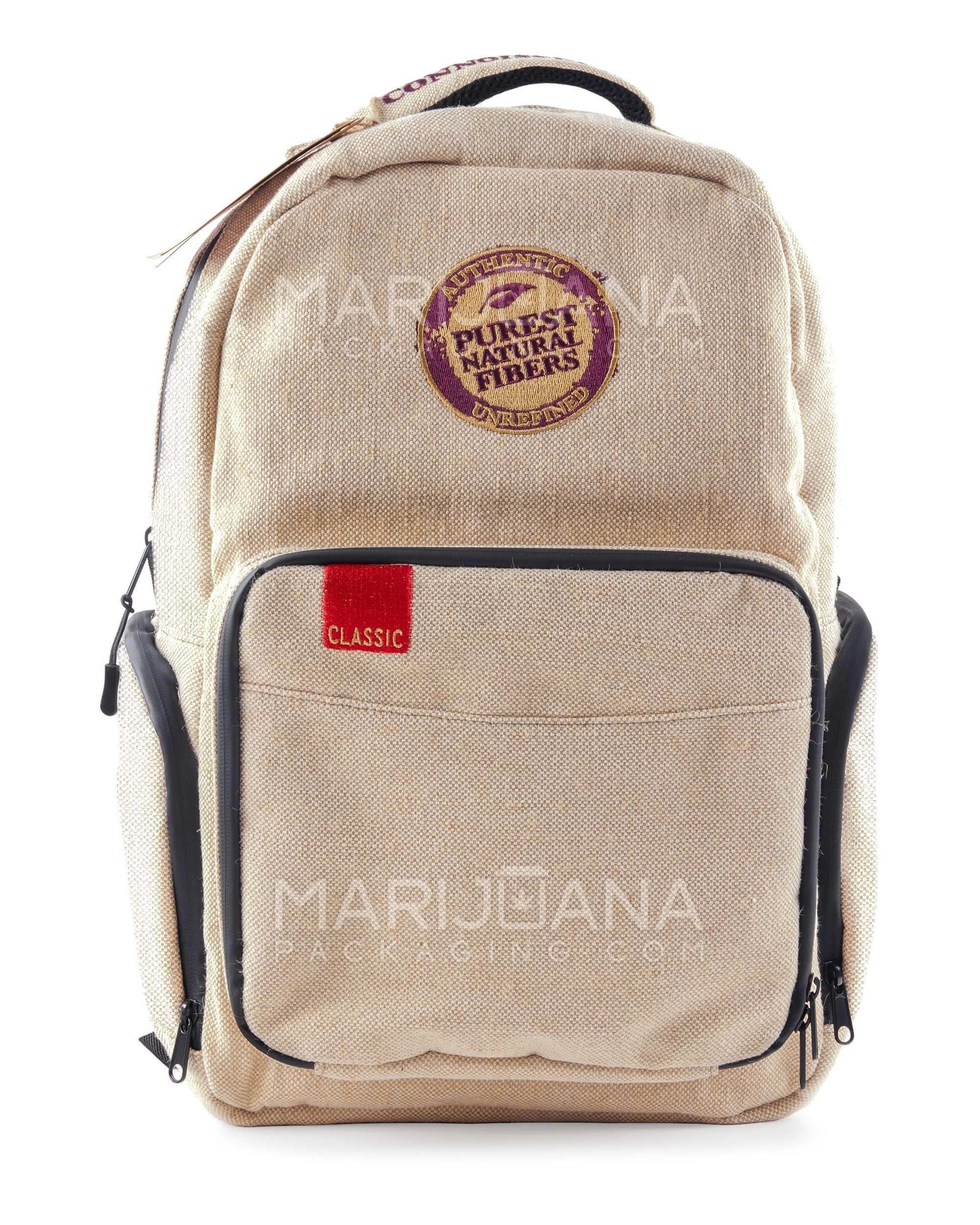 RAW | Smell Proof Rolling Papers Burlap Backpack - 1