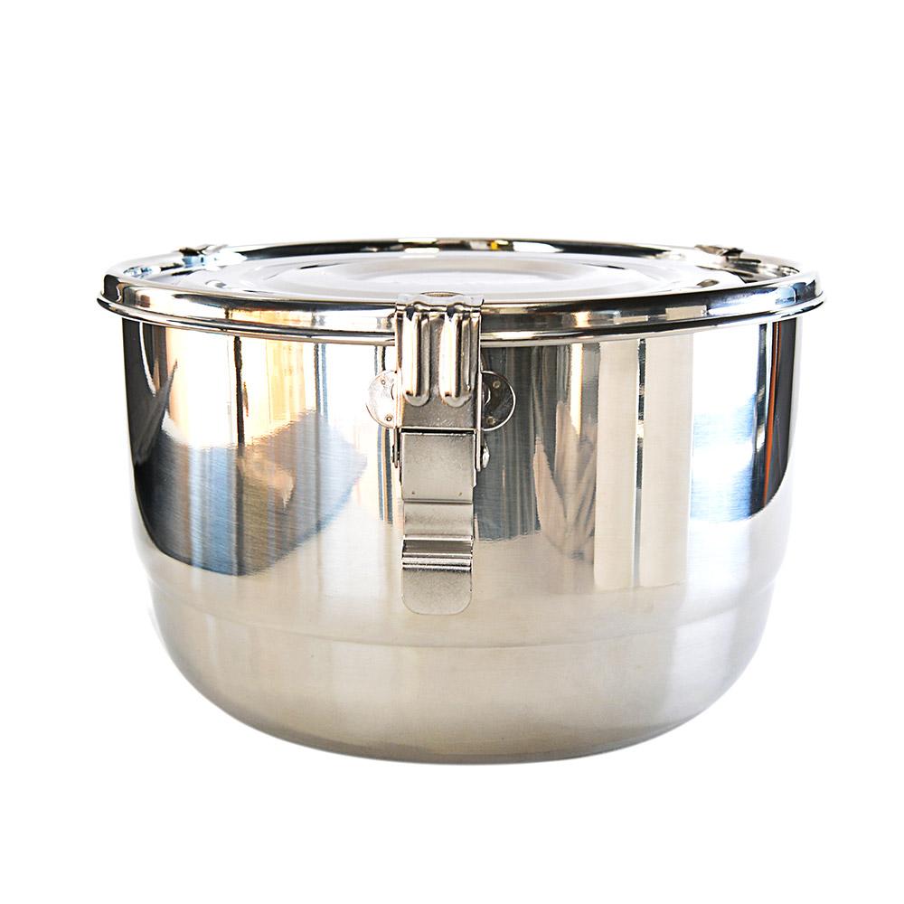CVAULT | 8 Liter Stainless Steel Curing & Storage Container 1lb - 4