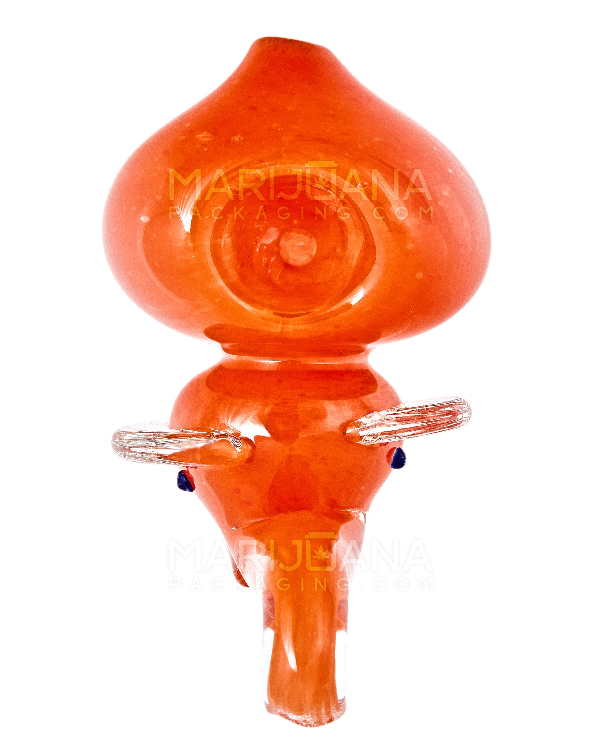 Swirl or Frit Elephant Hand Pipe | 3.5in Long - Glass - Assorted - 4