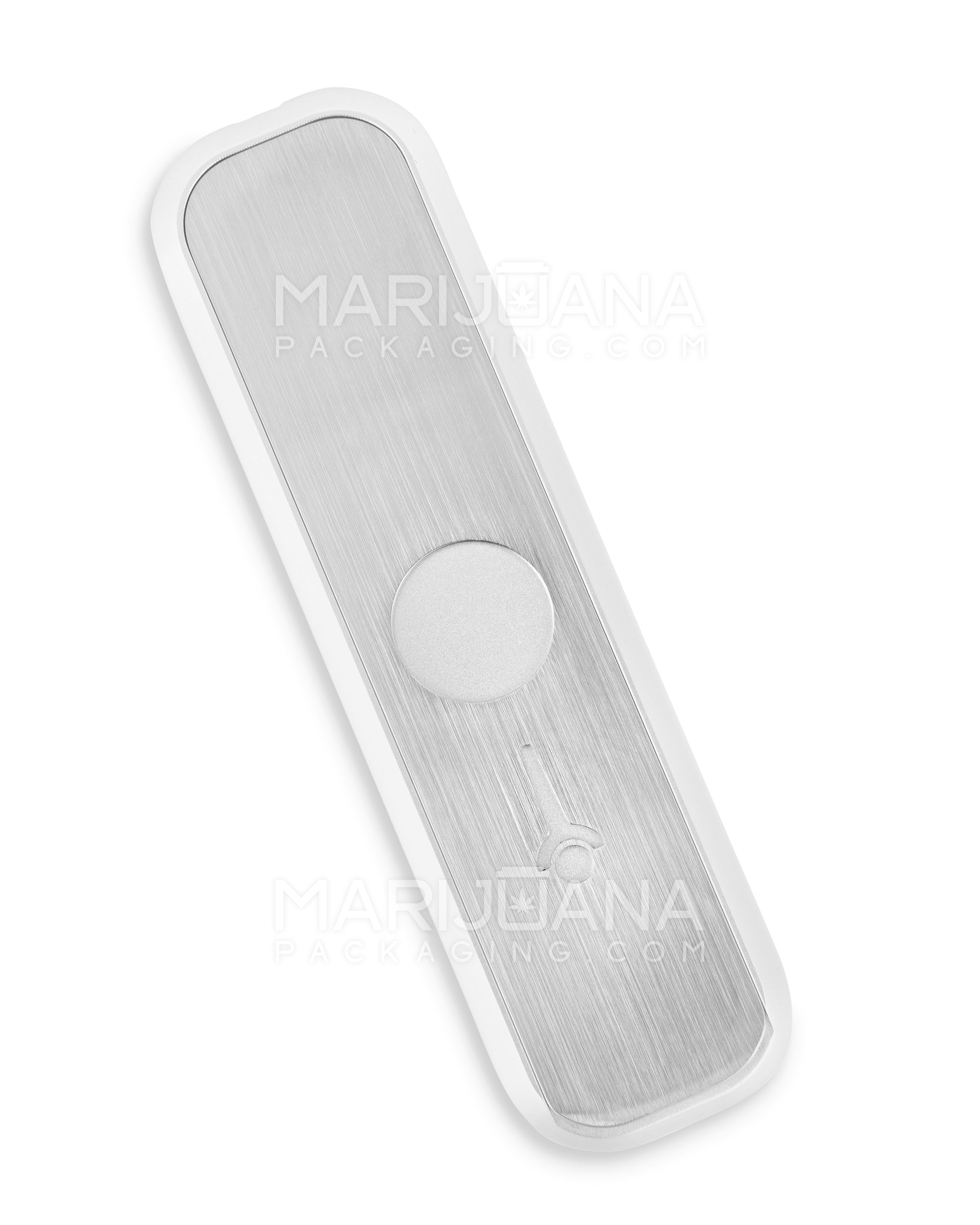 GENIUS PIPE | Mini Magnetic Slider Pipe | 5in Long - Metal - Silver - 3