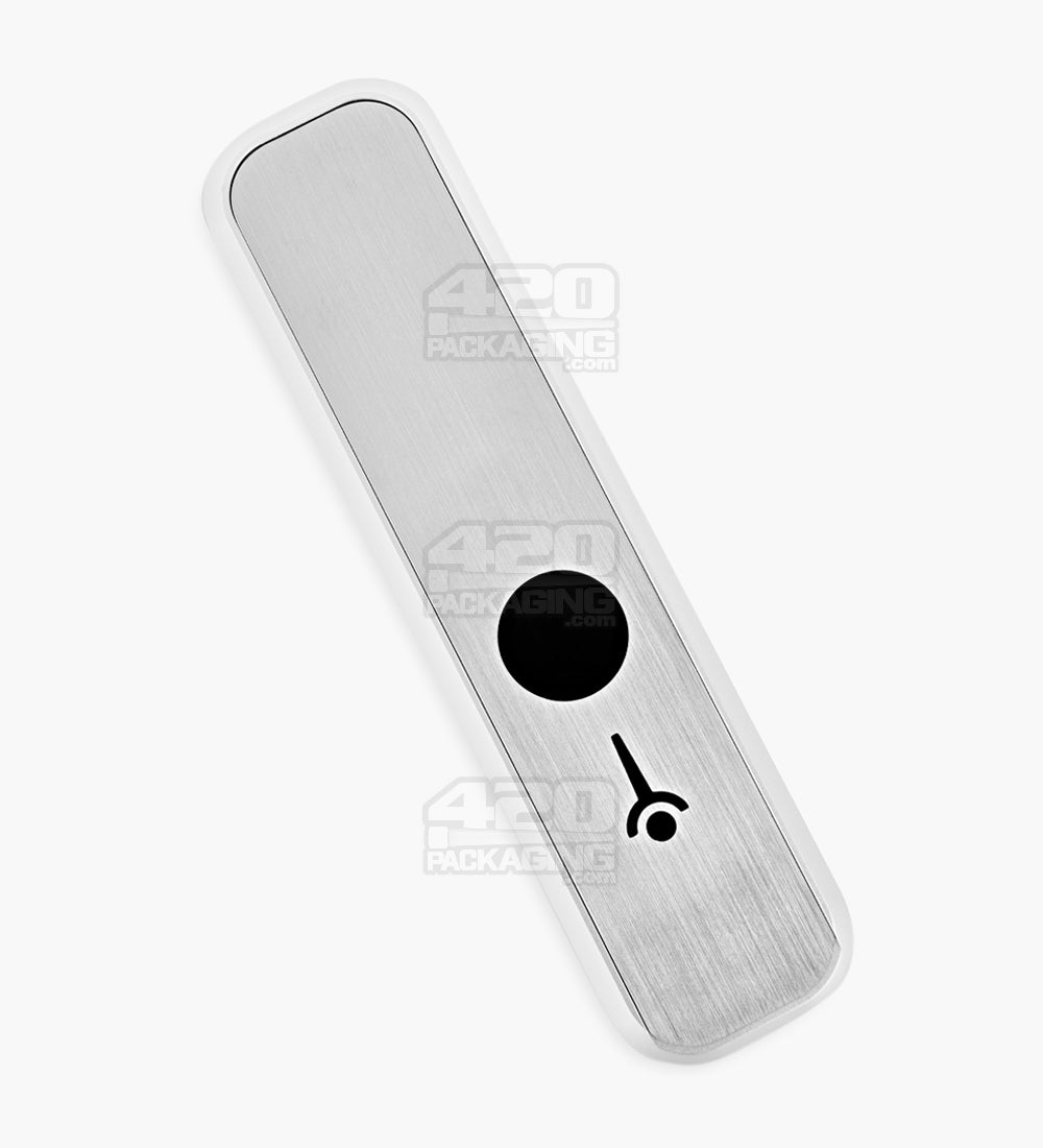 GENIUS PIPE | Classic High Expectations Magnetic Slider Pipe w/ Silver Slider | 6in Long - Metal - Silver