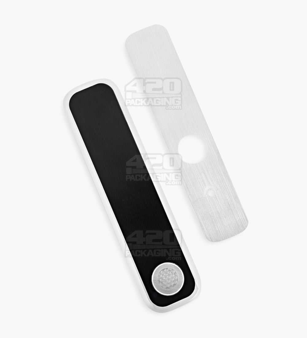 GENIUS PIPE | Classic High Expectations Magnetic Slider Pipe w/ Silver Slider | 6in Long - Metal - Silver