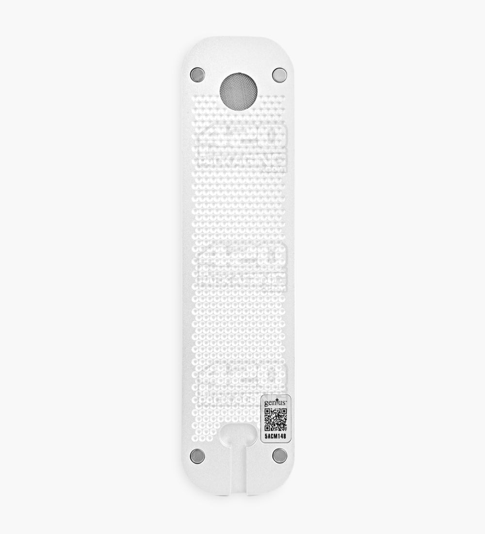 Genius Pipe Liberation Magnetic Slider Pipe | 6in Long - Metal - Silver & Green - 13