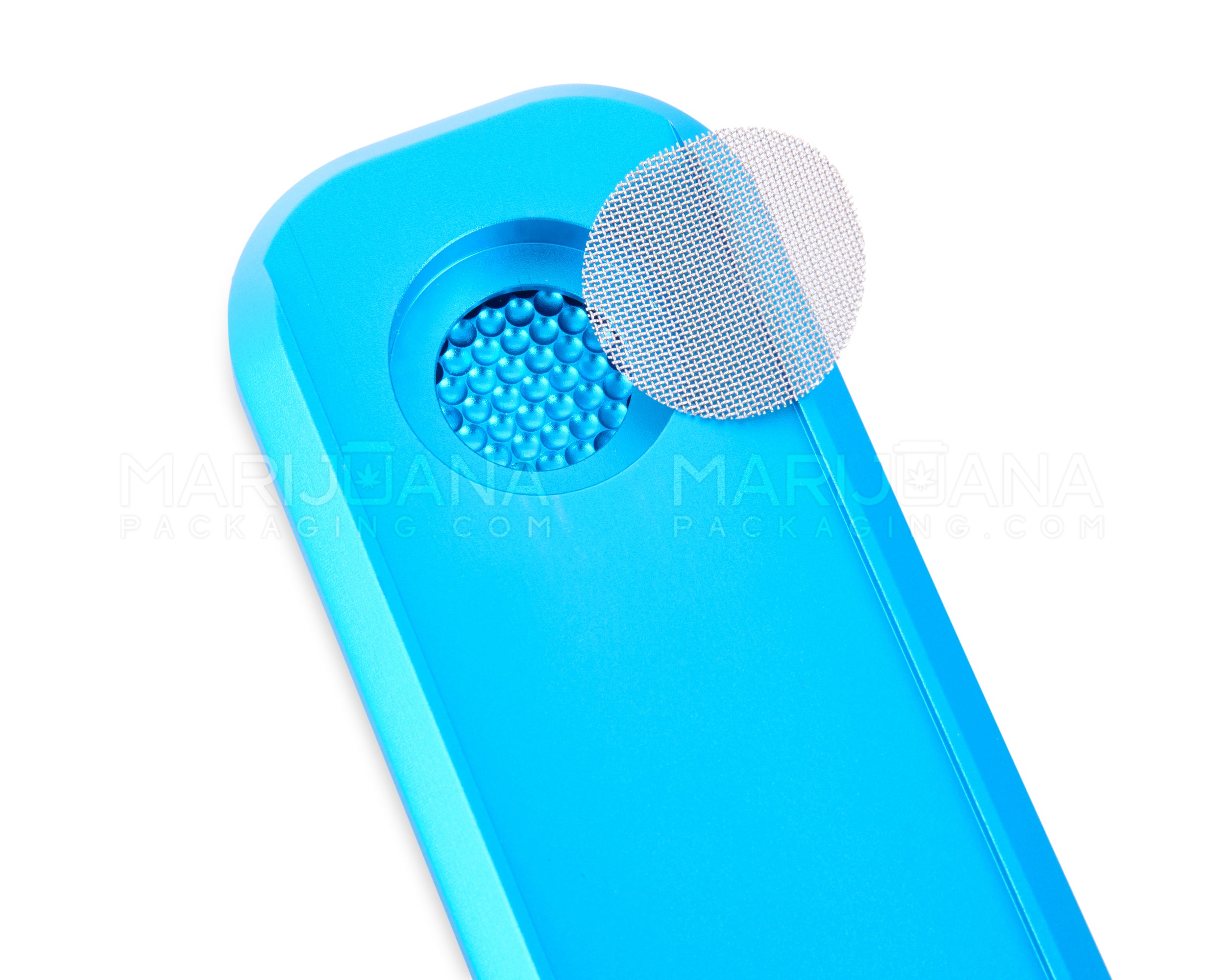 GENIUS PIPE | Mini Color Magnetic Slider Pipe | 5in Long - Metal - Blue - 6