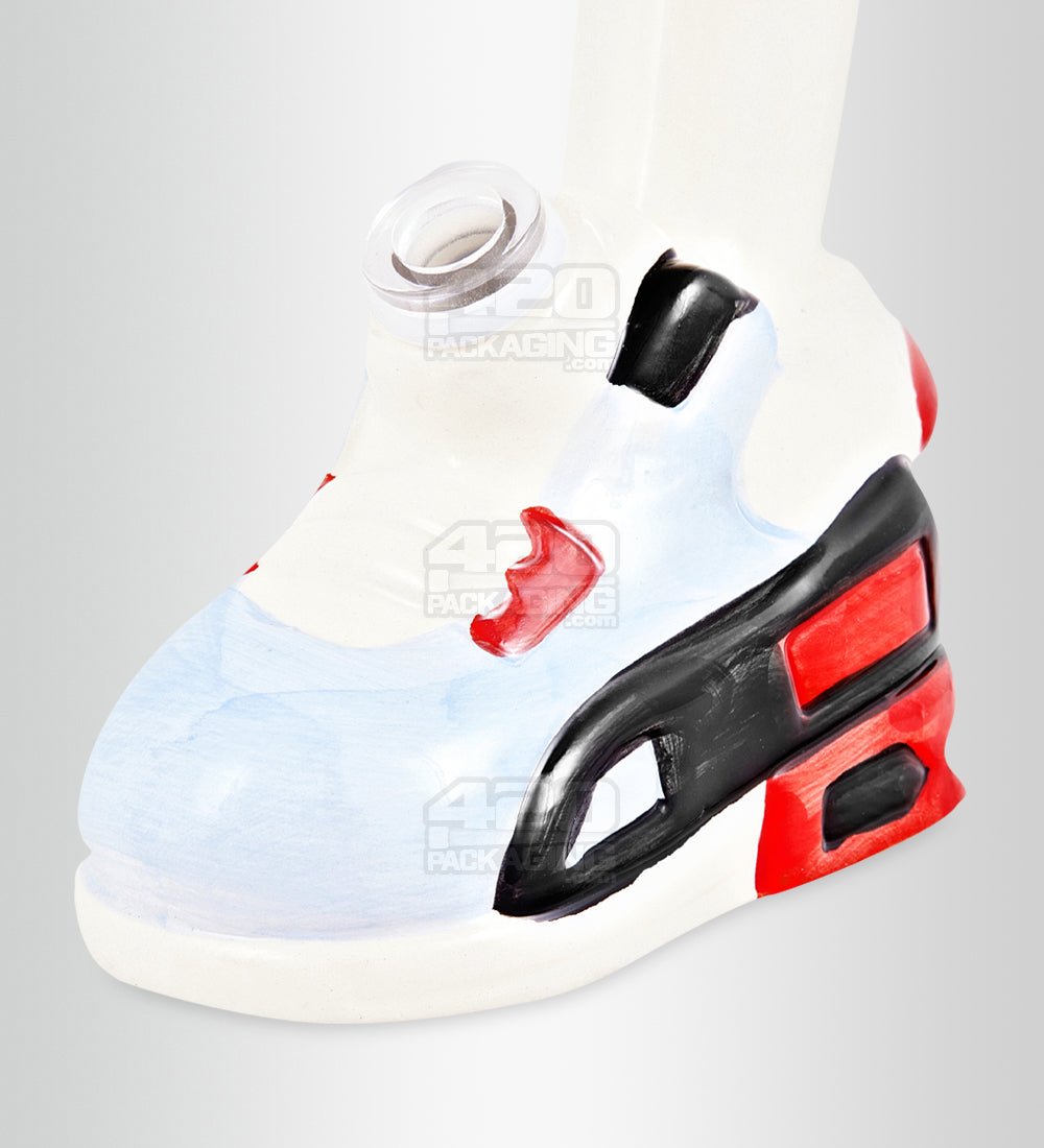 Classic Sneaker Painted Ceramic Pipe | 8.5in Tall - 14mm Bowl - Mixed - 3