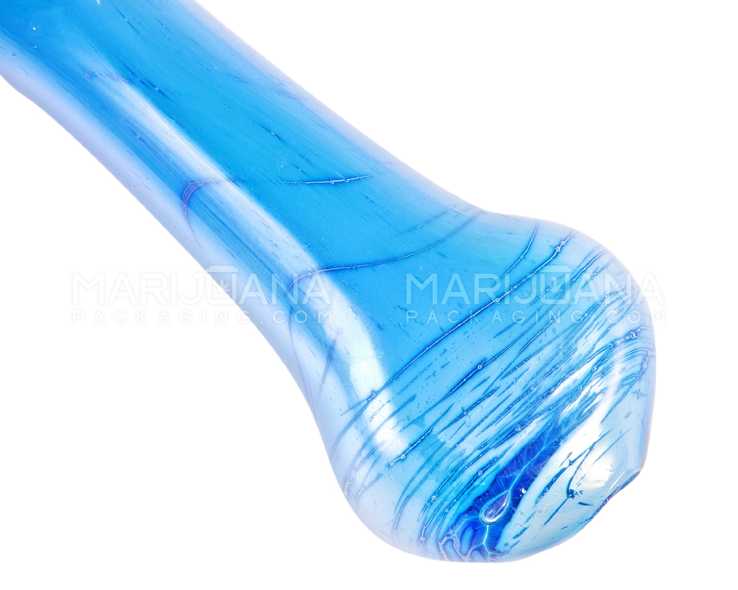 Metallic Coated & Fumed Spoon Hand Pipe | 4.5in Long - Glass - Assorted - 5