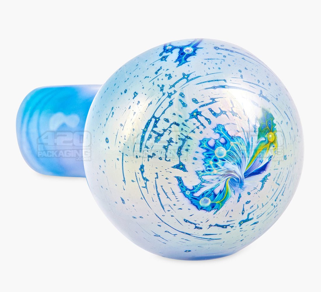 Metallic Coated & Fumed Spoon Hand Pipe | 4.5in Long - Glass - Assorted - 3