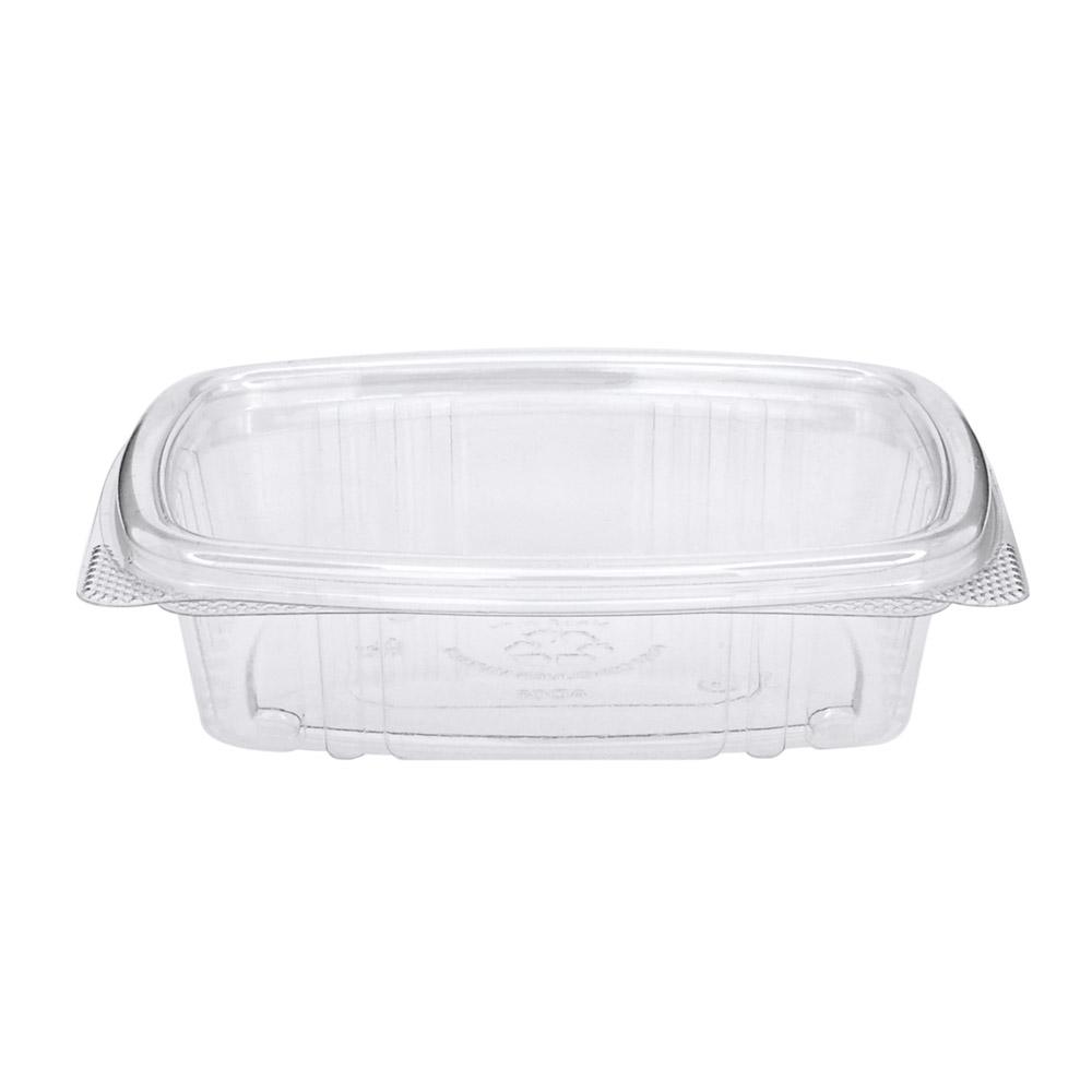 8oz Plastic Hinged Lid Edible Containers - 200 Count - 2