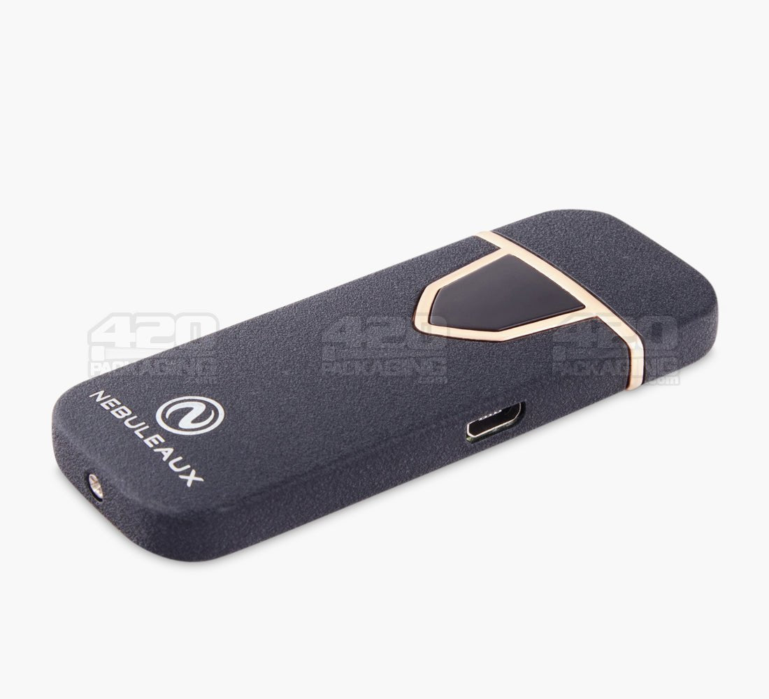 Nebuleaux Matte Black USB Rechargeable Metal Flameless Lighter - 5