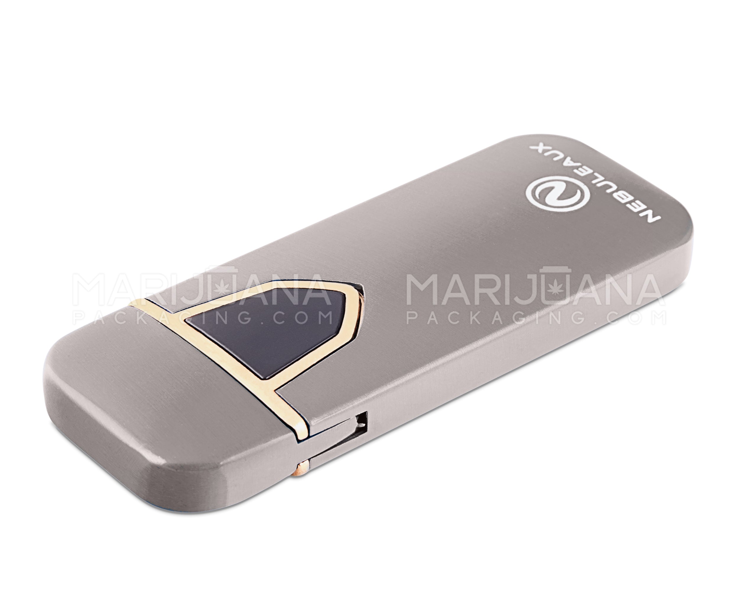 NEBULEAUX | USB Metal Flameless Lighter | 3in Tall - No Butane - Black