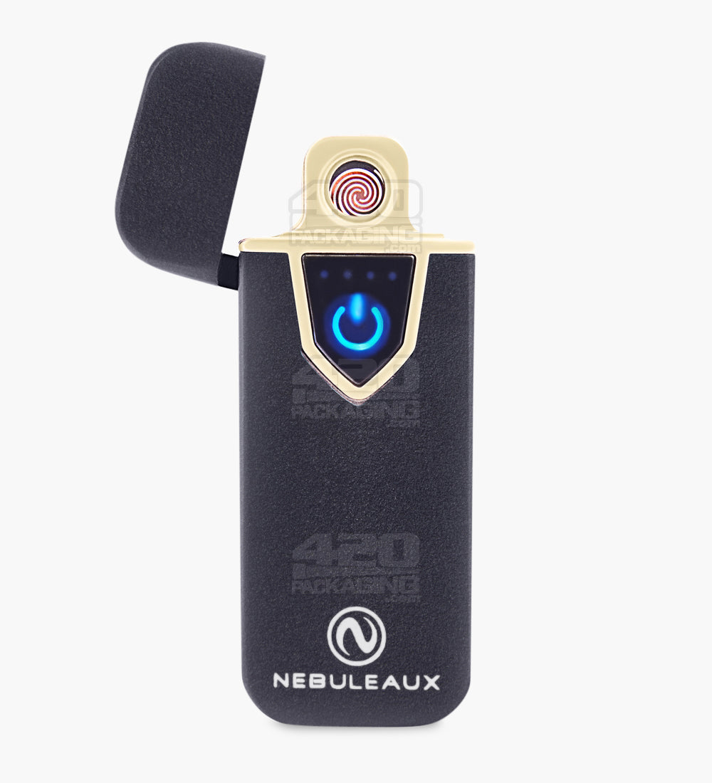 NEBULEAUX | USB Metal Flameless Lighter | 3in Tall - No Butane - Matte Black