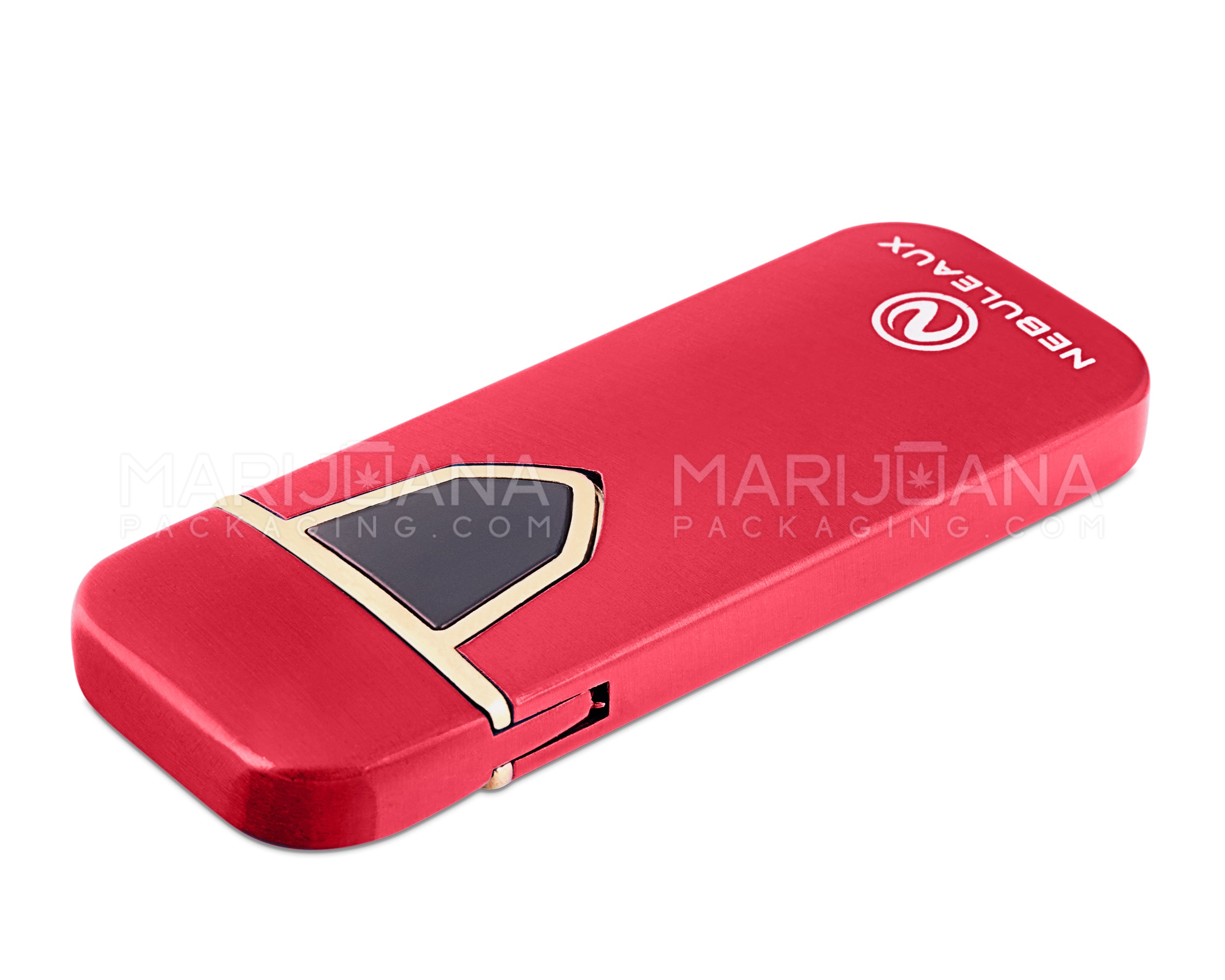 NEBULEAUX | USB Metal Flameless Lighter | 3in Tall - No Butane - Red