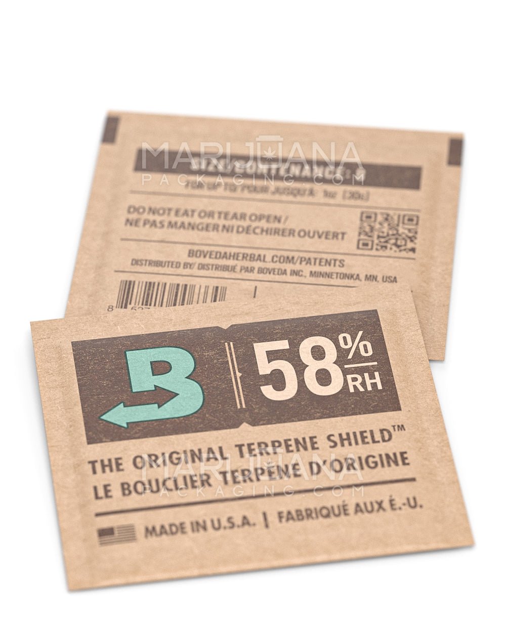 BOVEDA | Humidity Control Packs | 8 Grams - 58% - 100 Count - 5