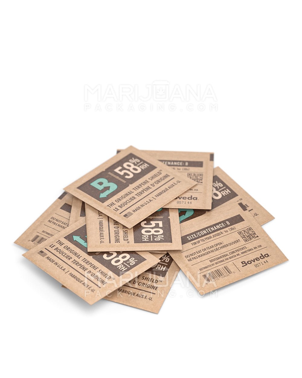 BOVEDA | Humidity Control Packs | 8 Grams - 58% - 100 Count - 7