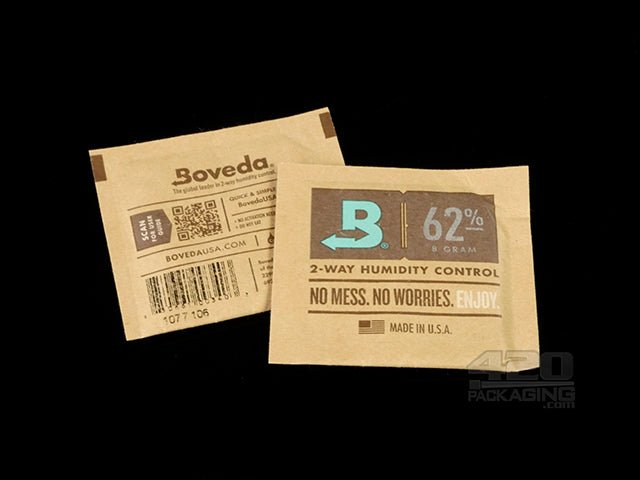 Boveda Humidity Packs 62% (8 gram) 300/Box - 1