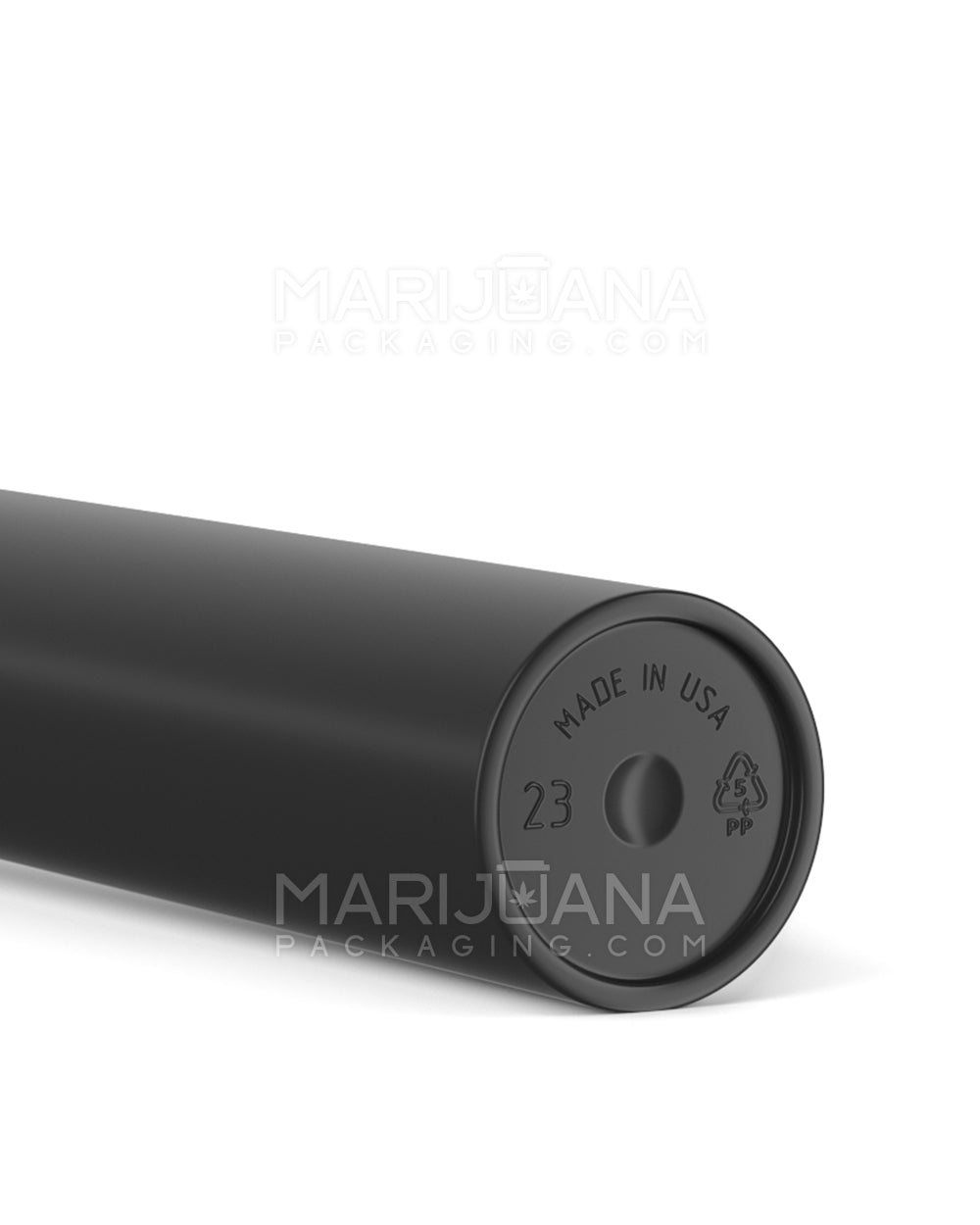 Child Resistant & Sustainable | 100% Biodegradable Pop Top Plastic Pre-Roll Tubes | 116mm - Black - 1000 Count - 5