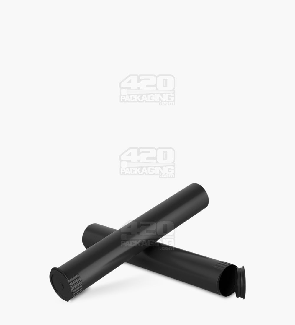 116mm Black Child Resistant Biodegradable Pop Top Pre-Roll Tubes 1000/Box - 7