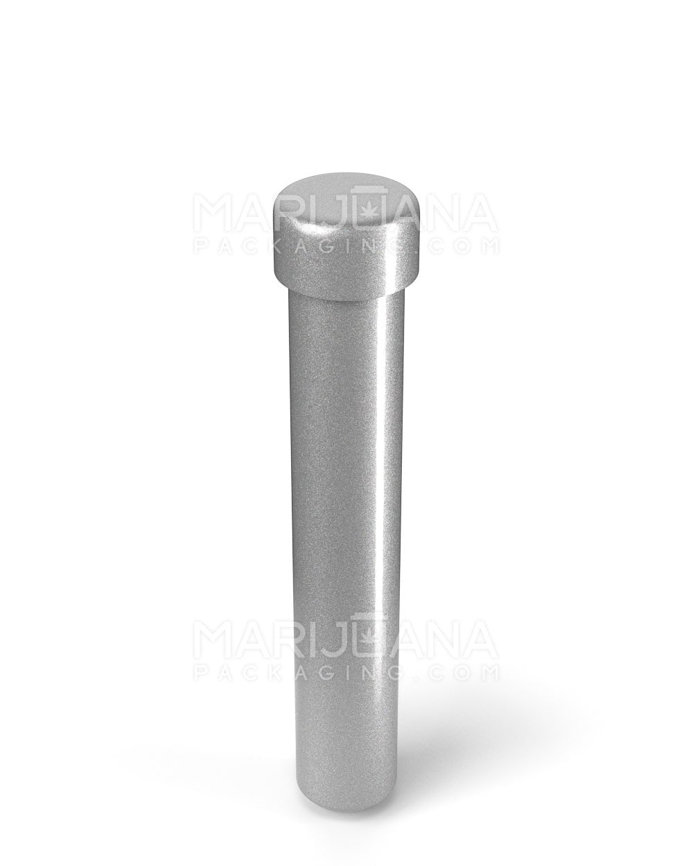 Child Resistant | King Size Pop Top Opaque Metal Pre-Roll Tubes | 110mm - Silver - 250 Count - 2