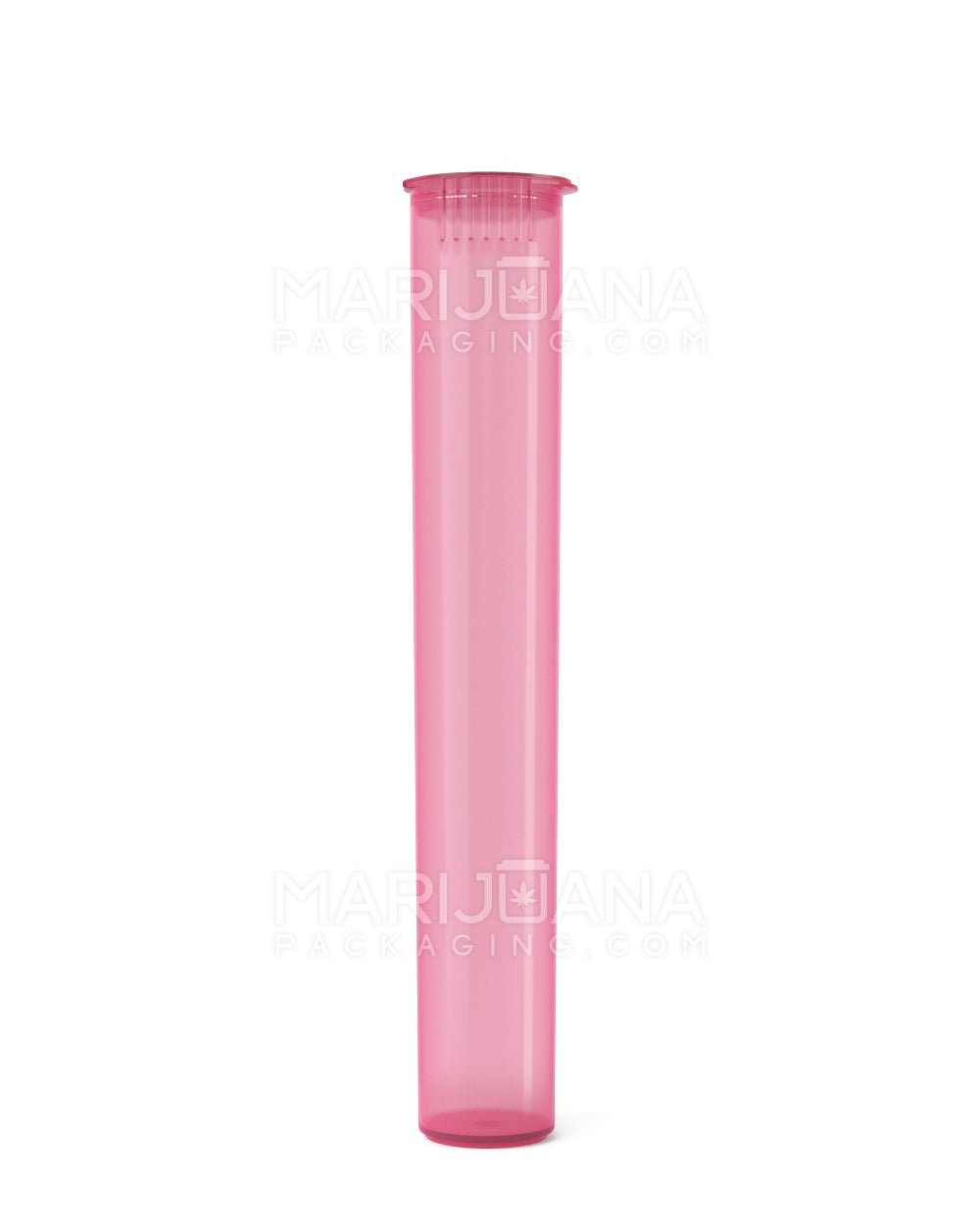 Child Resistant | King Size Pop Top Translucent Plastic Pre-Roll Tubes | 116mm - Pink- 1000 Count - 2