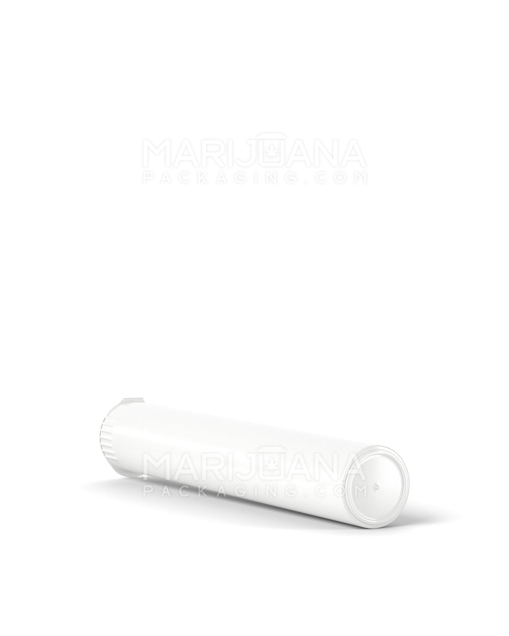 Child Resistant | King Size Pop Top Opaque Plastic Pre-Roll Tubes | 116mm - White - 1000 Count - 6