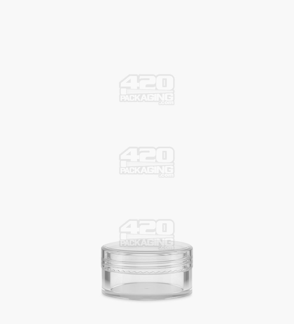 Clear Concentrate Containers w/ Screw Top Cap | 5mL - Plastic - 250 Count
