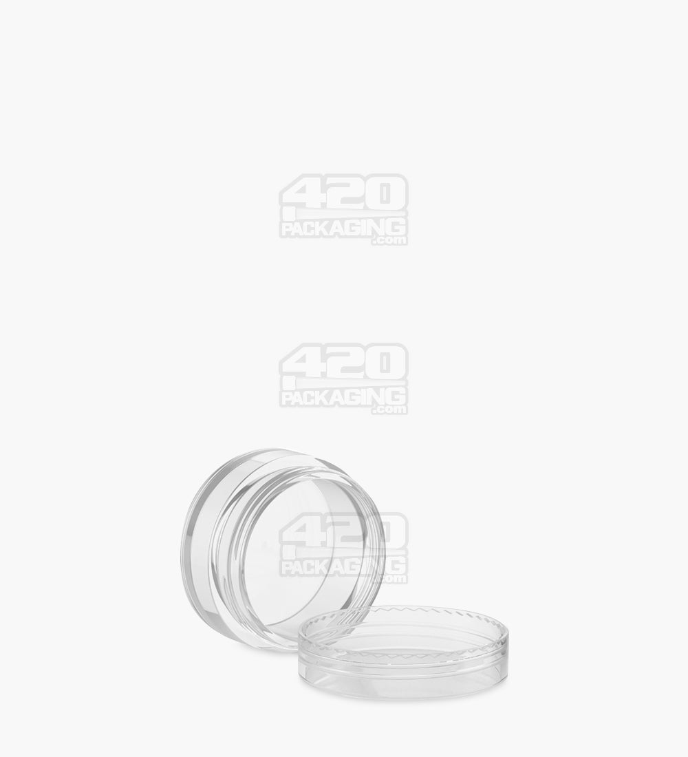 Clear Concentrate Containers w/ Screw Top Cap | 5mL - Plastic - 250 Count