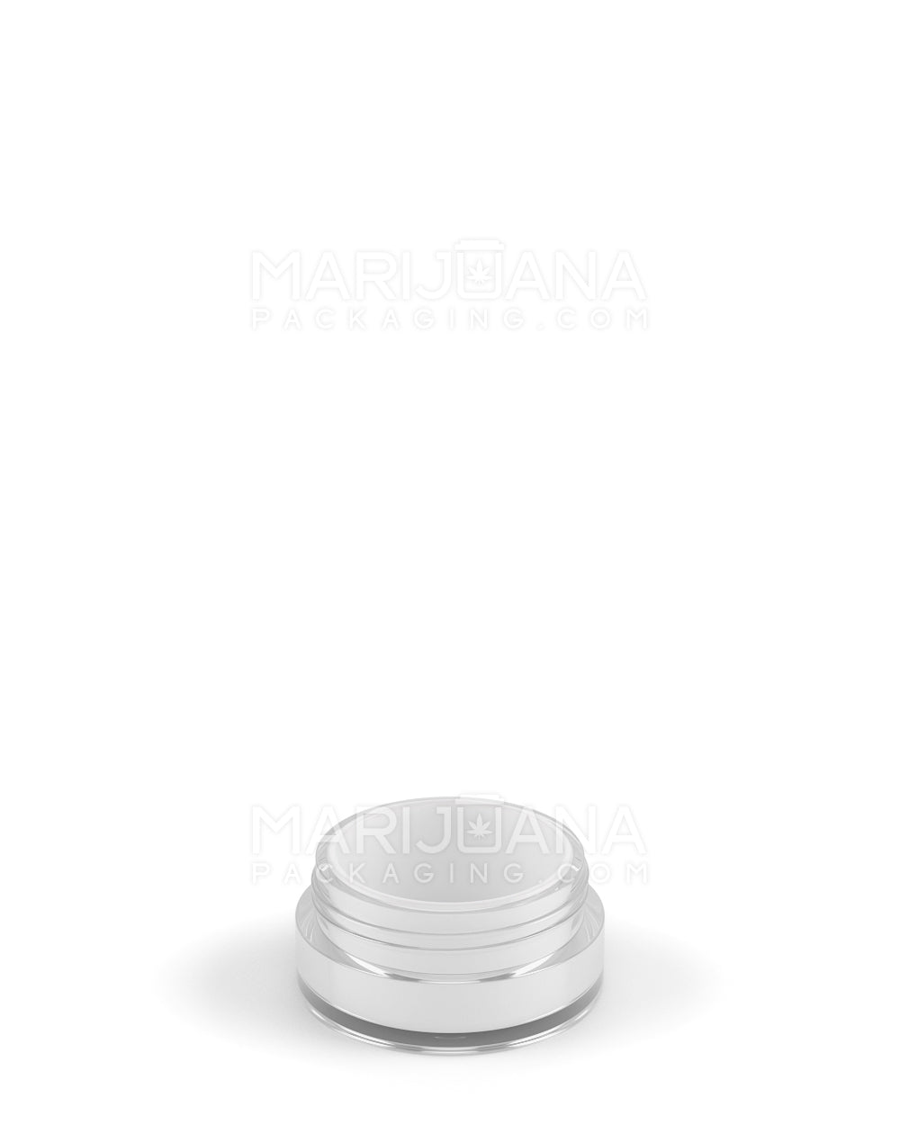 Clear Concentrate Containers w/ Screw Top Cap & White Silicone Insert | 5mL - Plastic - 100 Count - 7