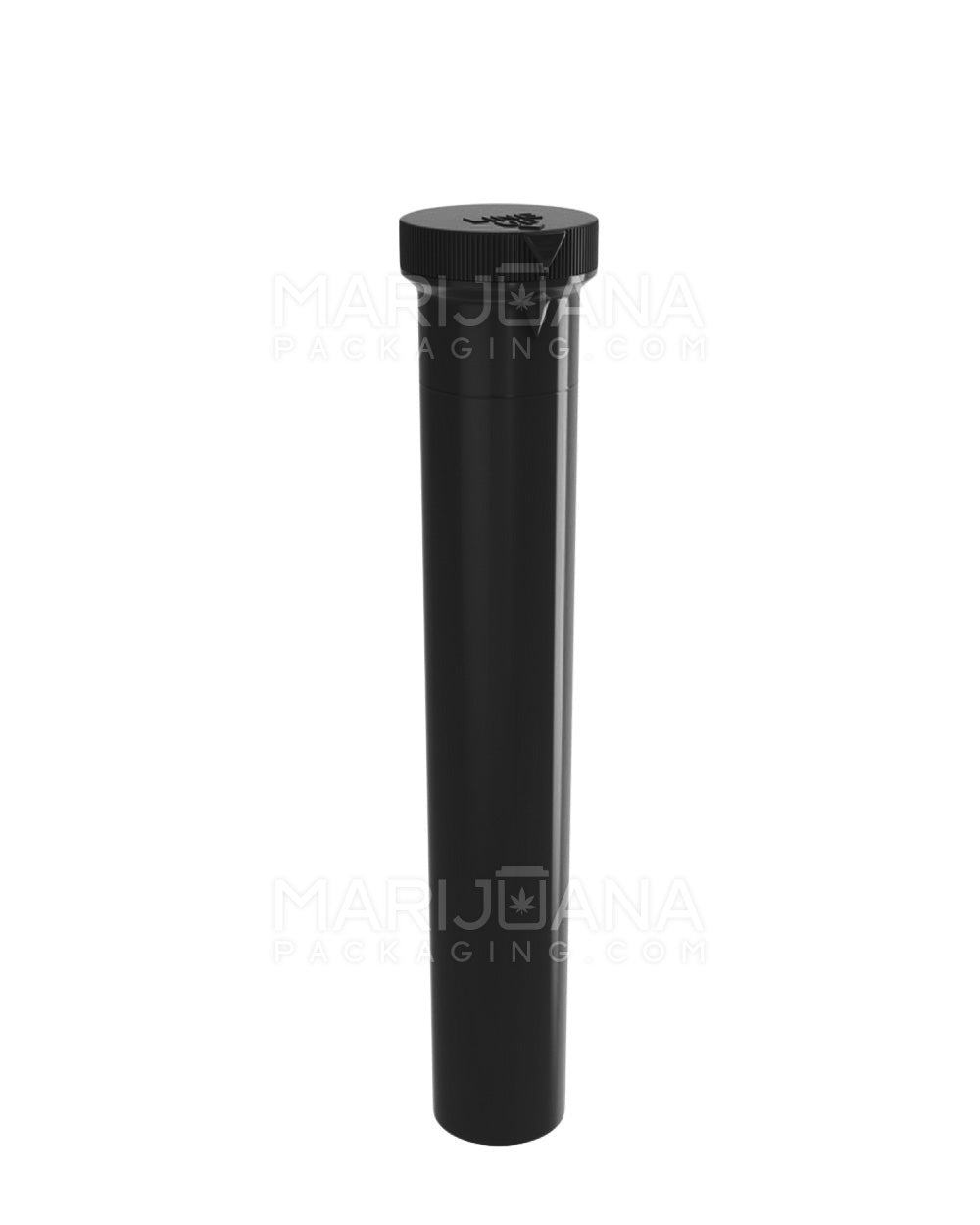 Child Resistant | King Size ‘Line-Up Arrow’ Pre-Roll Tubes | 116mm - Opaque Black Plastic - 500 Count - 1