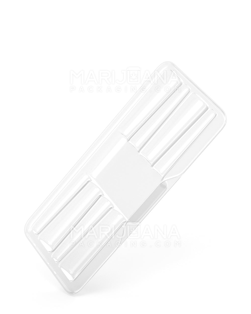 Edible & Joint Box Insert Tray for 4 King Size Pre Rolled Cones | 109mm - Clear Plastic - 100 Count - 3