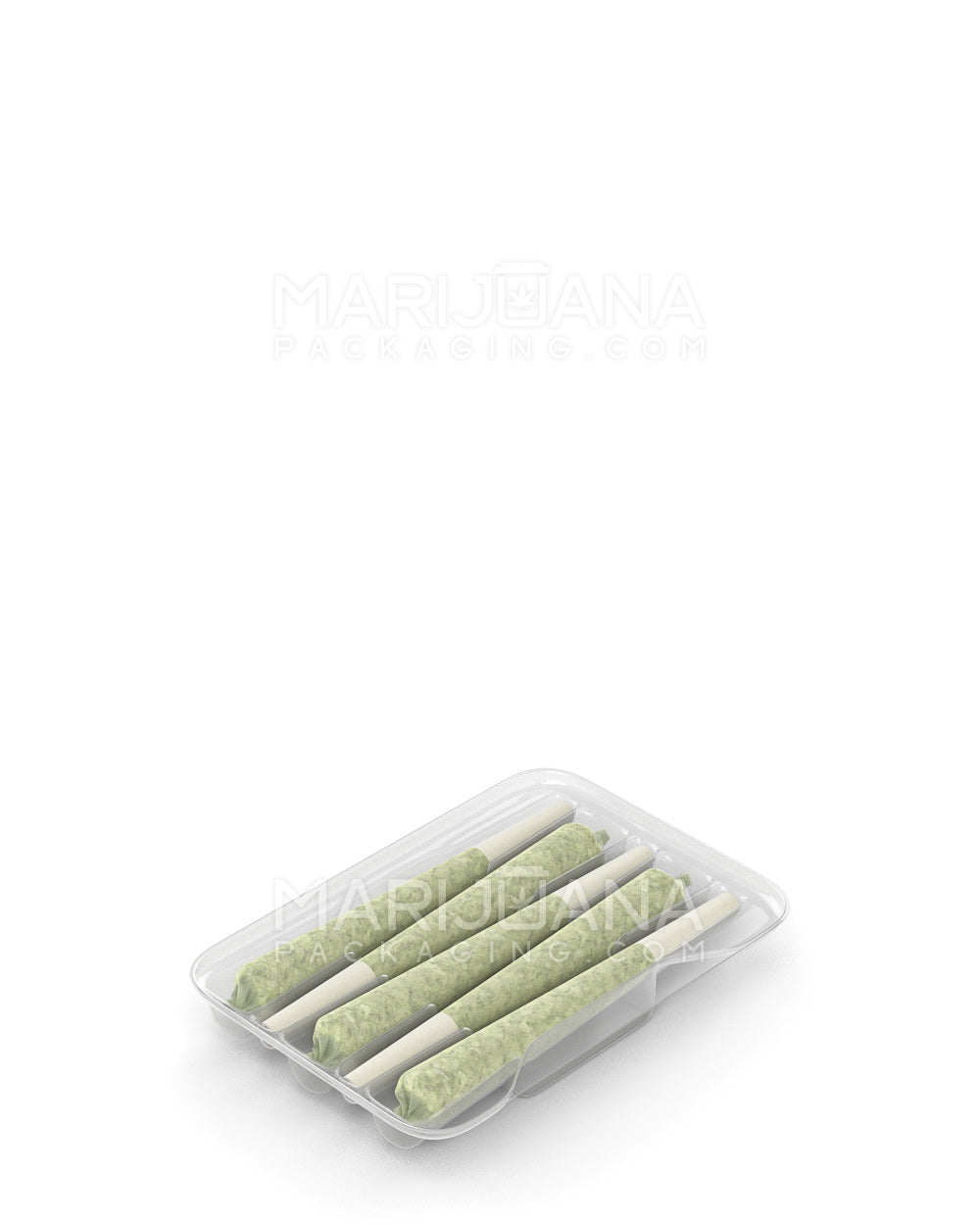 Edible & Joint Box Insert Tray for 5 Mini Pre Rolled Cones | 70mm - Clear Plastic - 100 Count - 2
