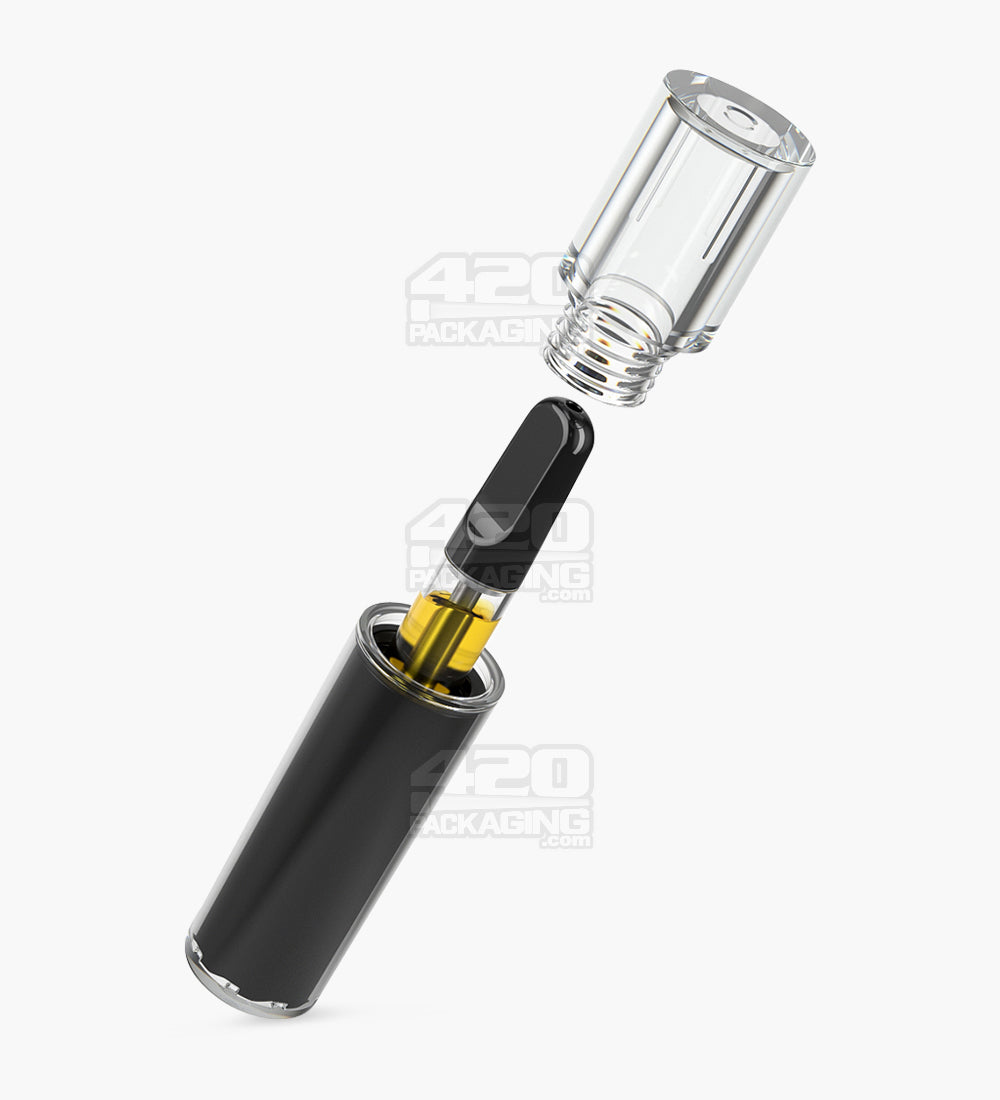 Child Resistant Vape Cartridge Tube W/ Black Insert 100/Box - 4