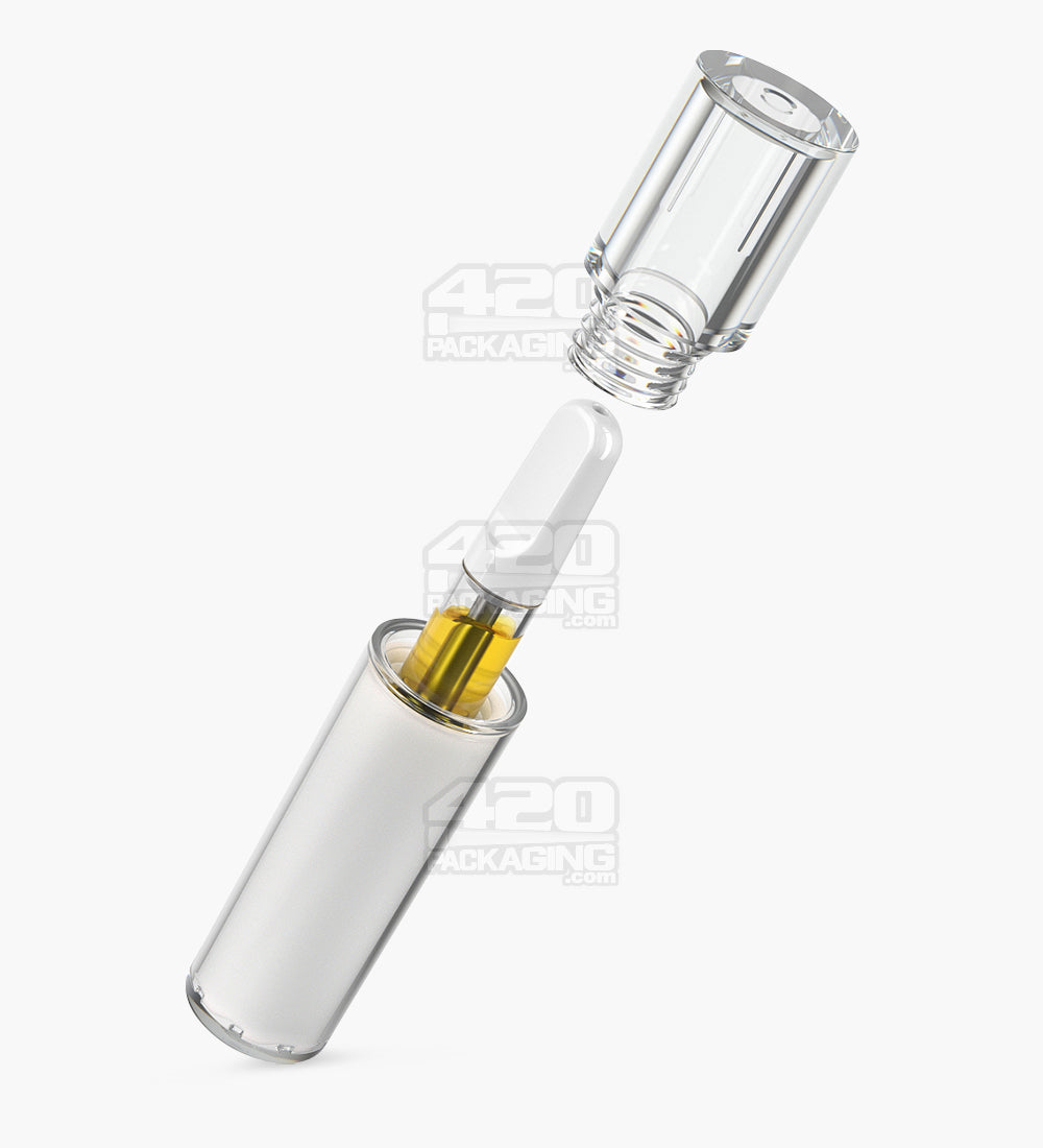 Child Resistant Vape Cartridge Tube W/ White Insert 100/Box - 4